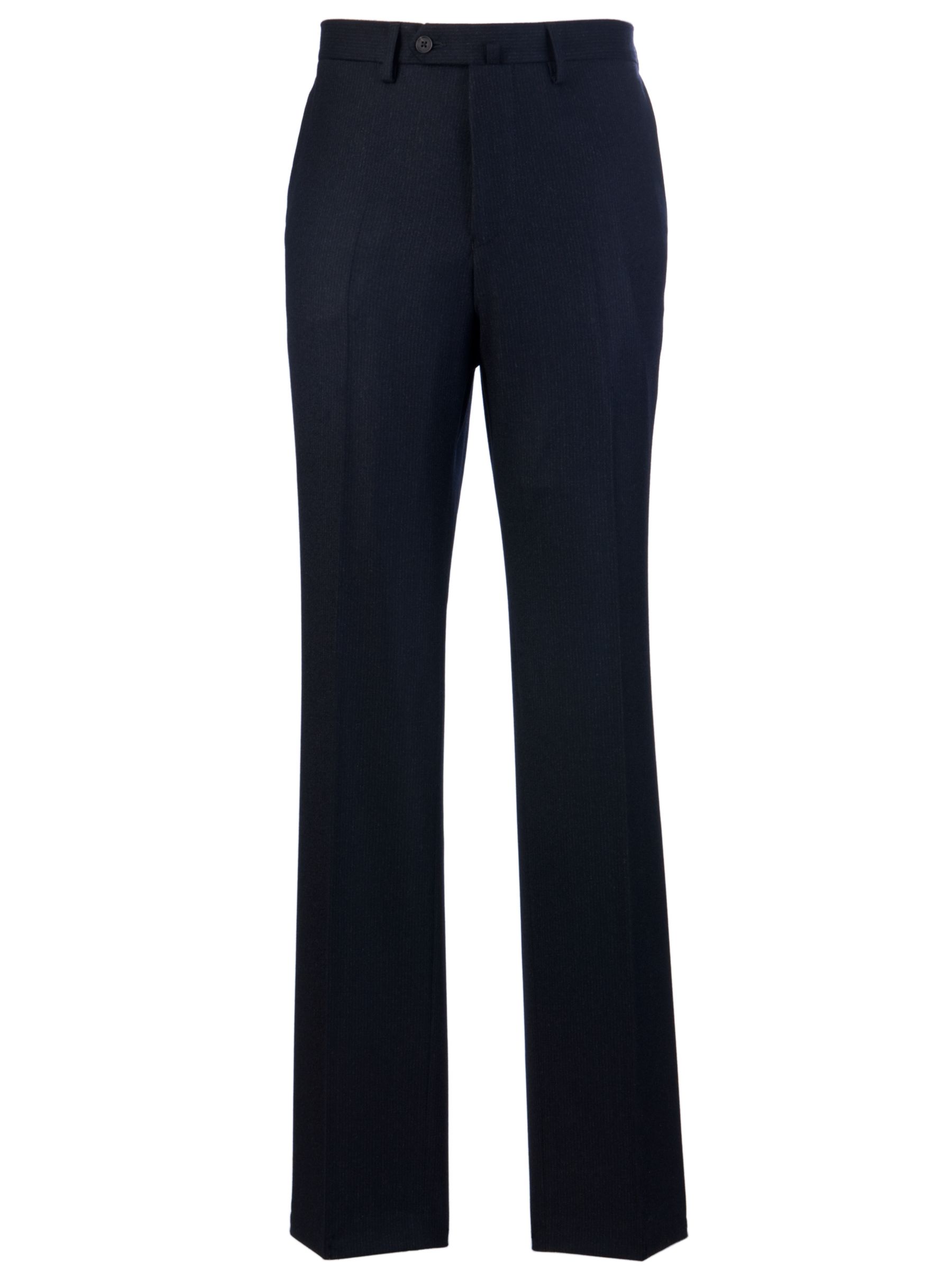 Hackett London Shadow Stripe Suit Trousers, Navy at JohnLewis