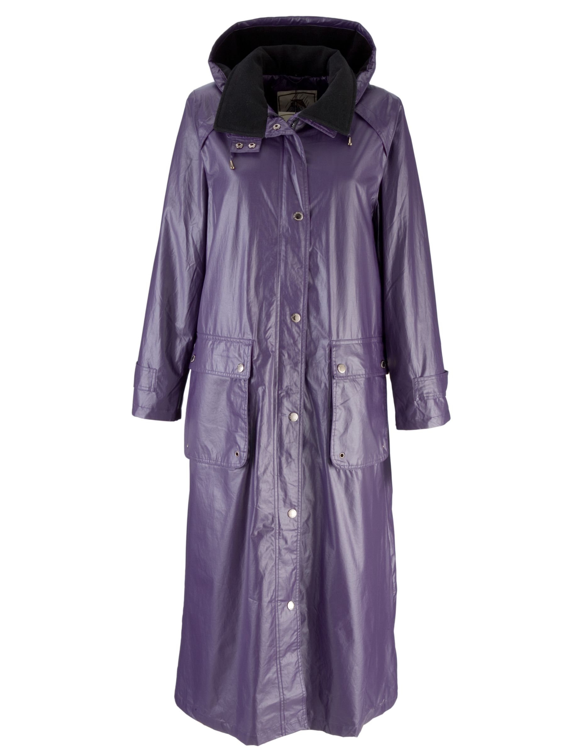 Four Seasons Hanging Wax Coat, Purple at John Lewis