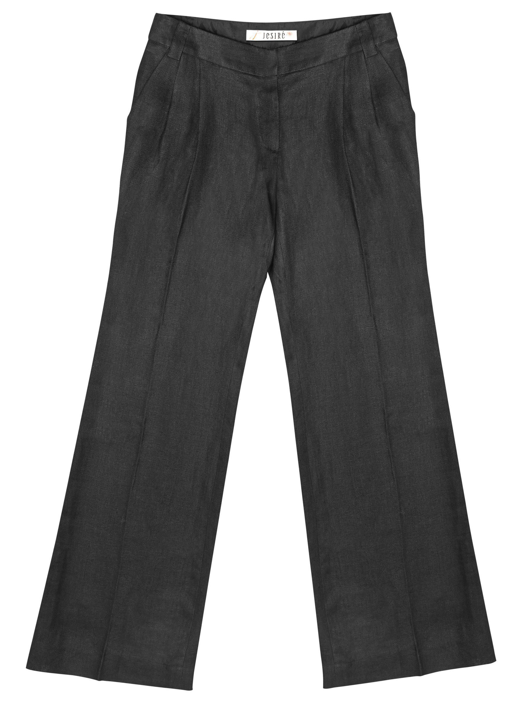 Jesiré Wide Leg Trousers, Black