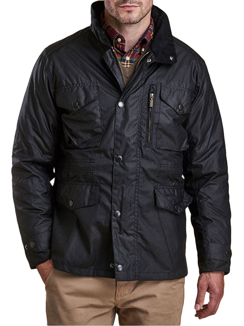 Barbour Sapper Jacket, Black at JohnLewis