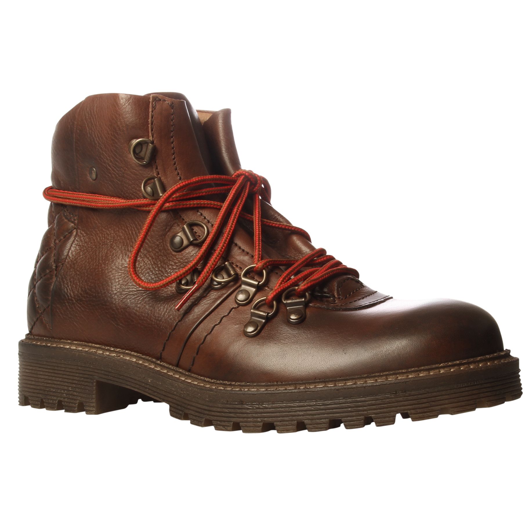 KG by Kurt Geiger Peak Hiking Boots, Brown at John Lewis