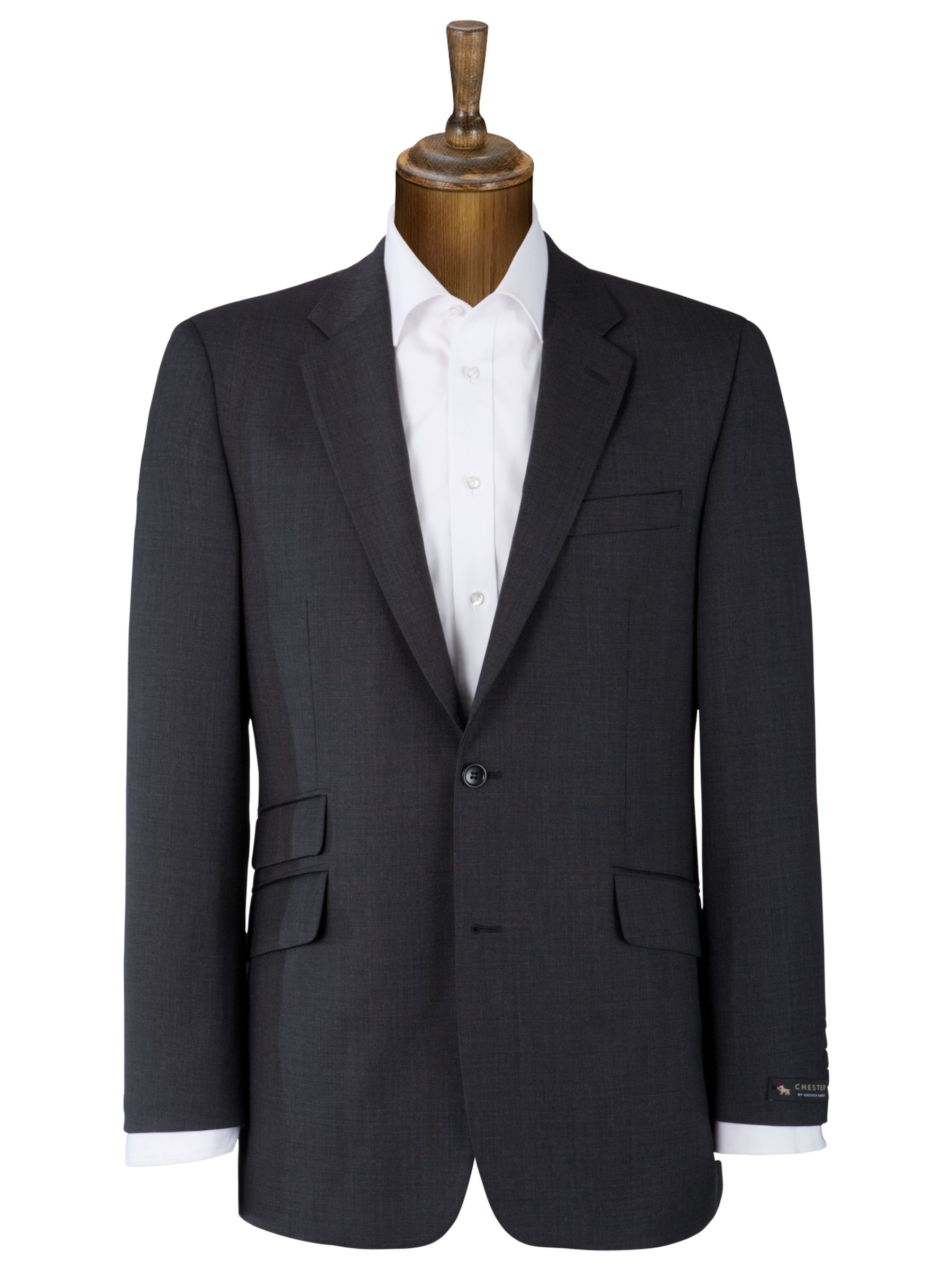 Chester By Chester Barrie Pow Suit Jacket, Charcoal at John Lewis