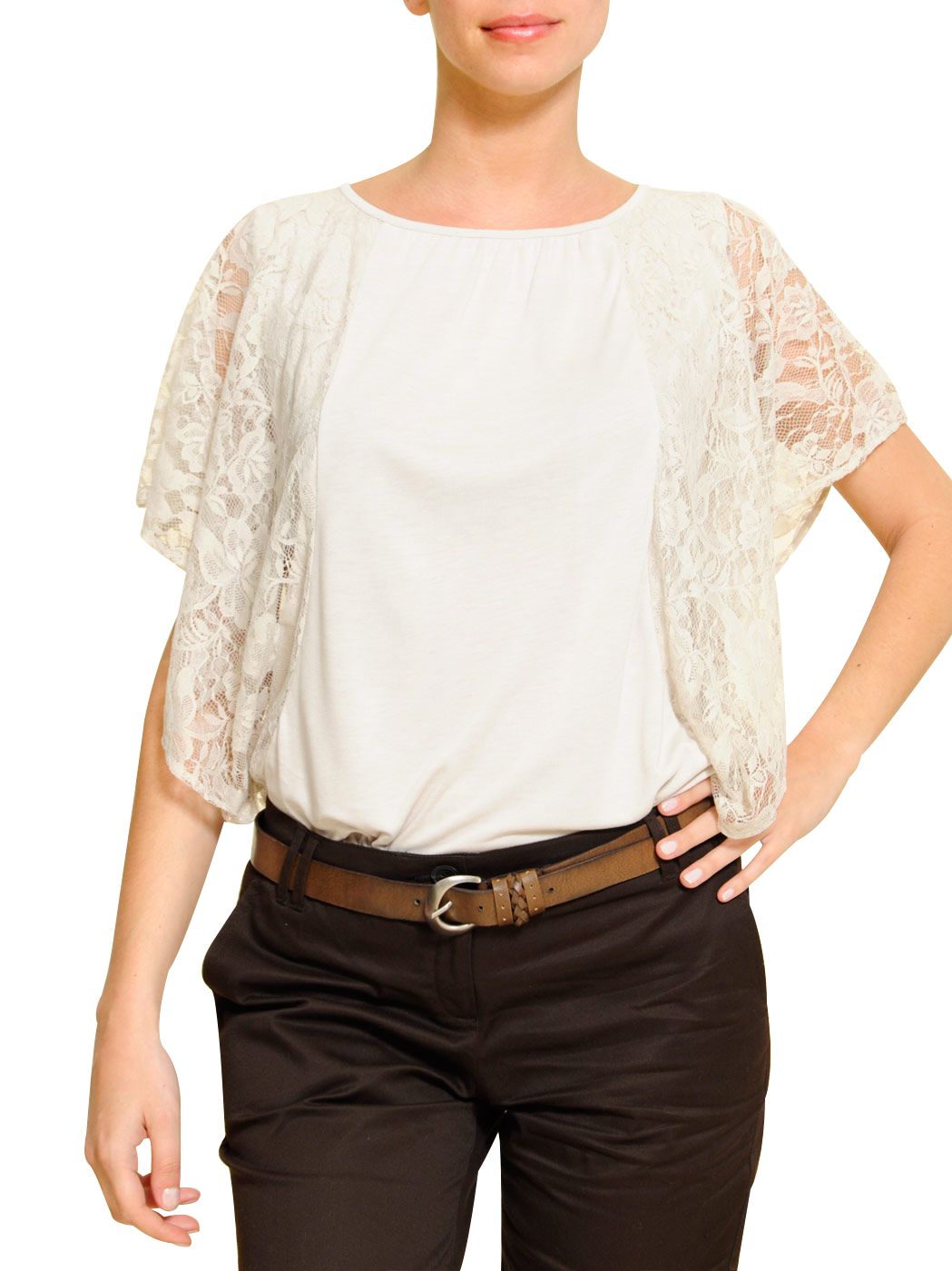 Mango RCD Bel-Air Blouse, Cream