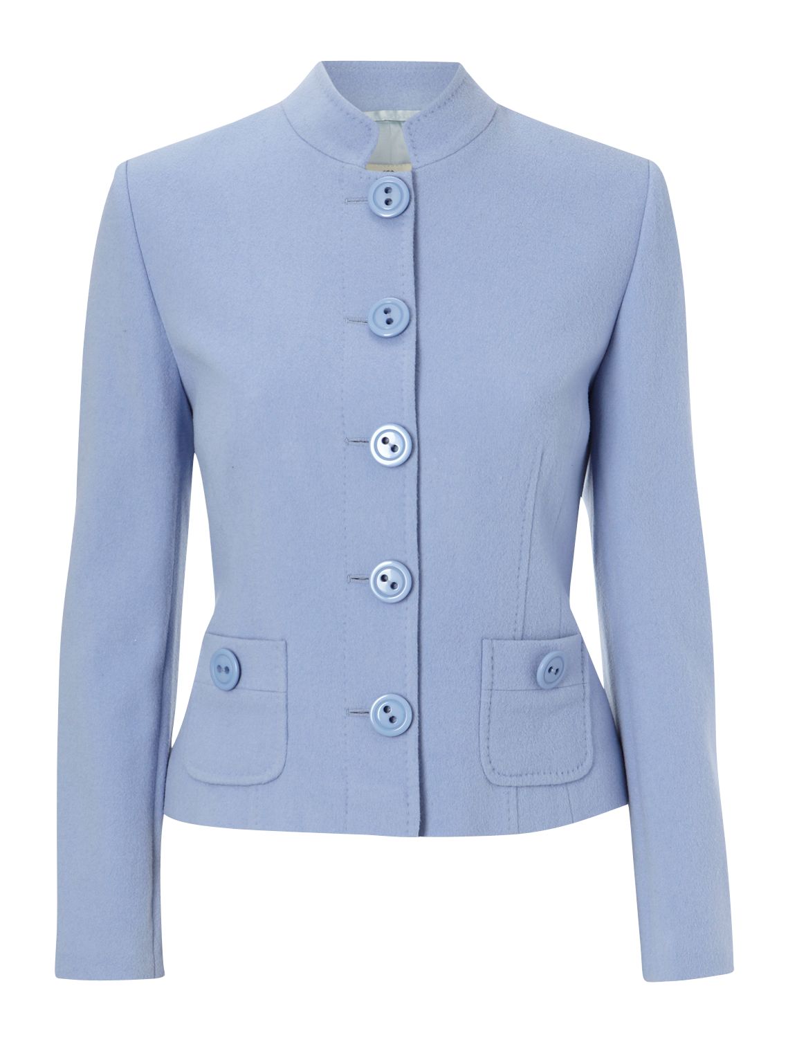 Viyella Teddy Jacket, Iris Blue at John Lewis