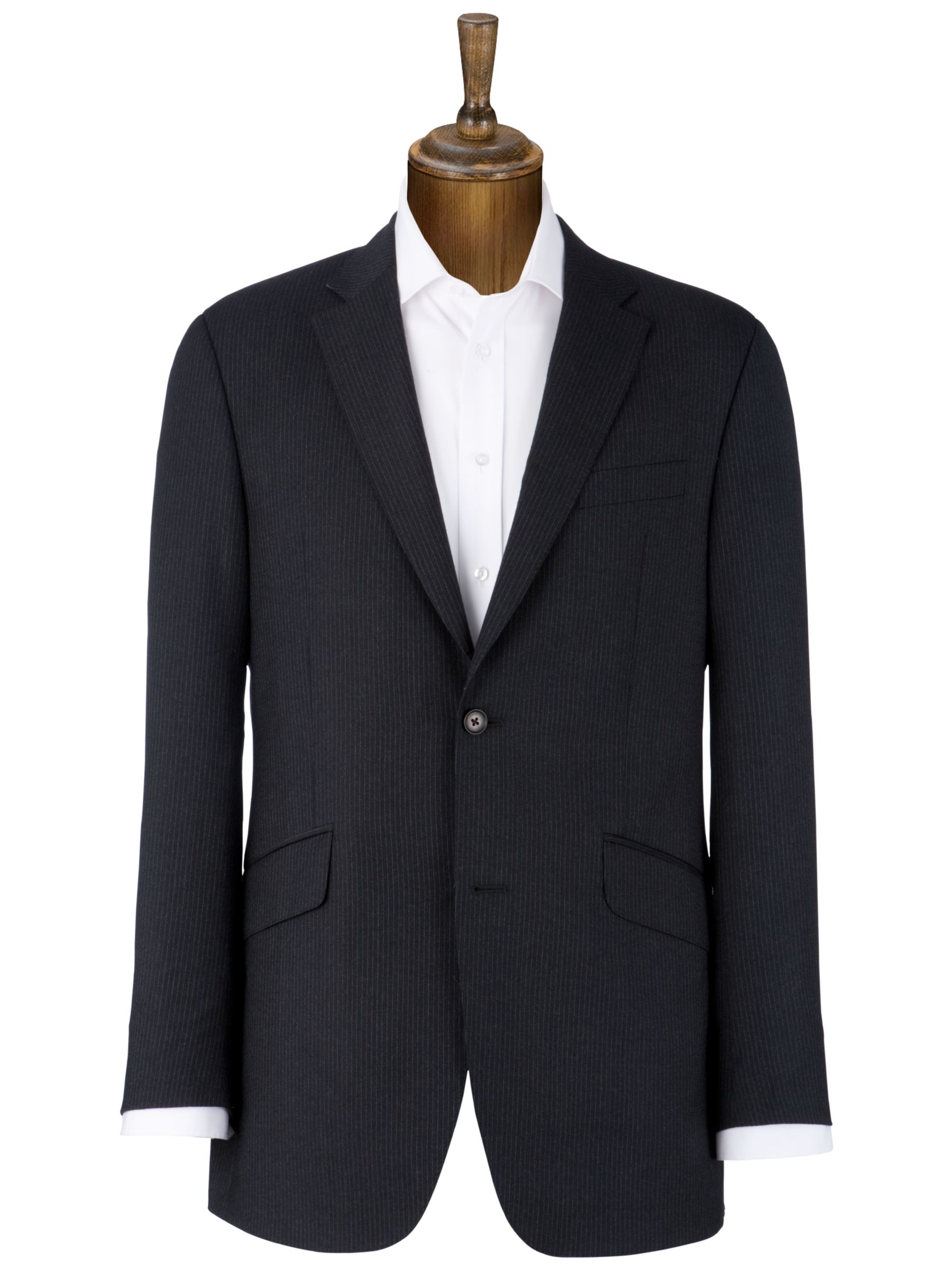 Charlie Allen for John Lewis Fine Stripe Suit Jacket, Charcoal at John Lewis