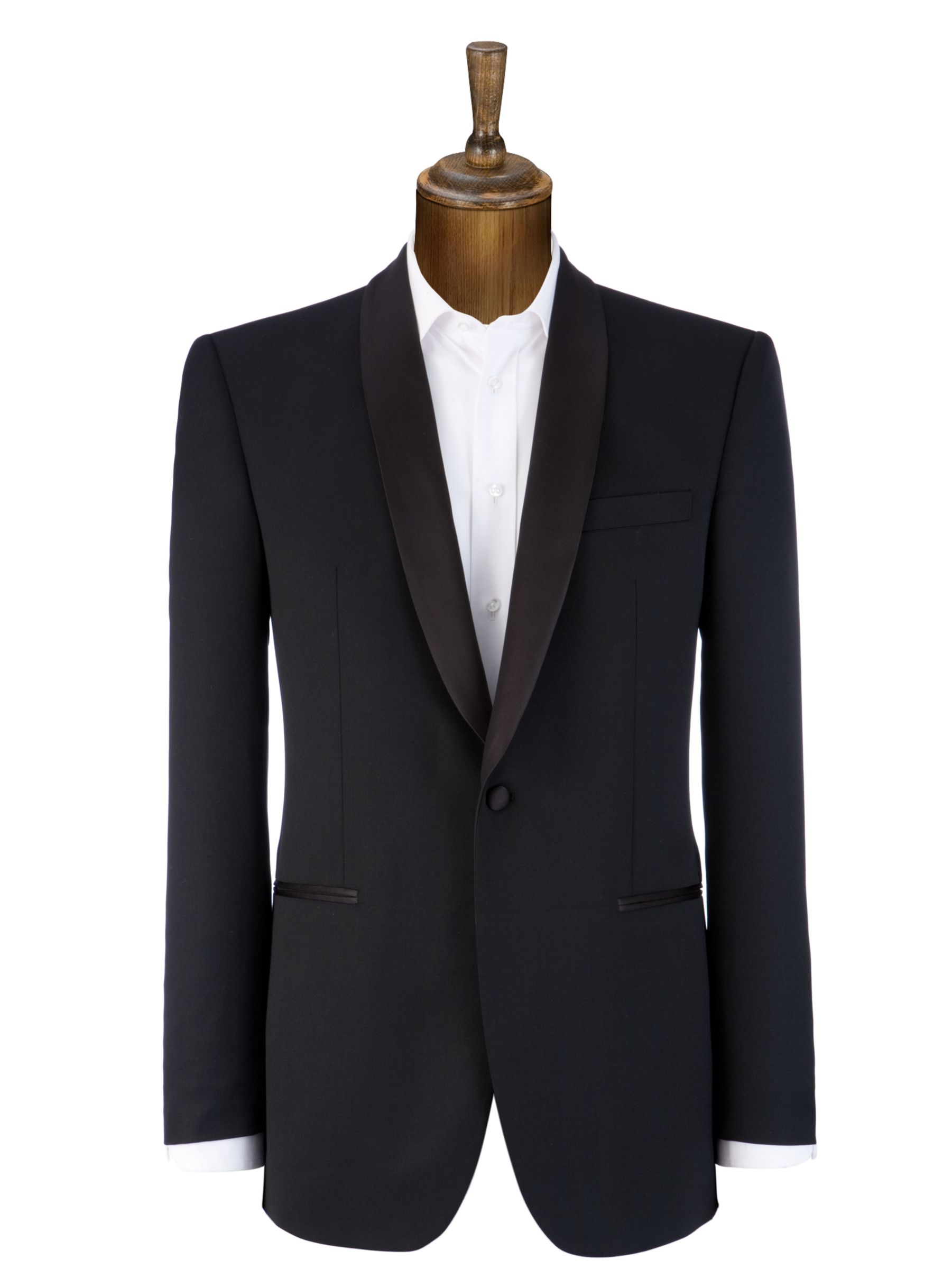 John Lewis Men Victor Shawl Neck Evening Suit Jacket, Black at John Lewis