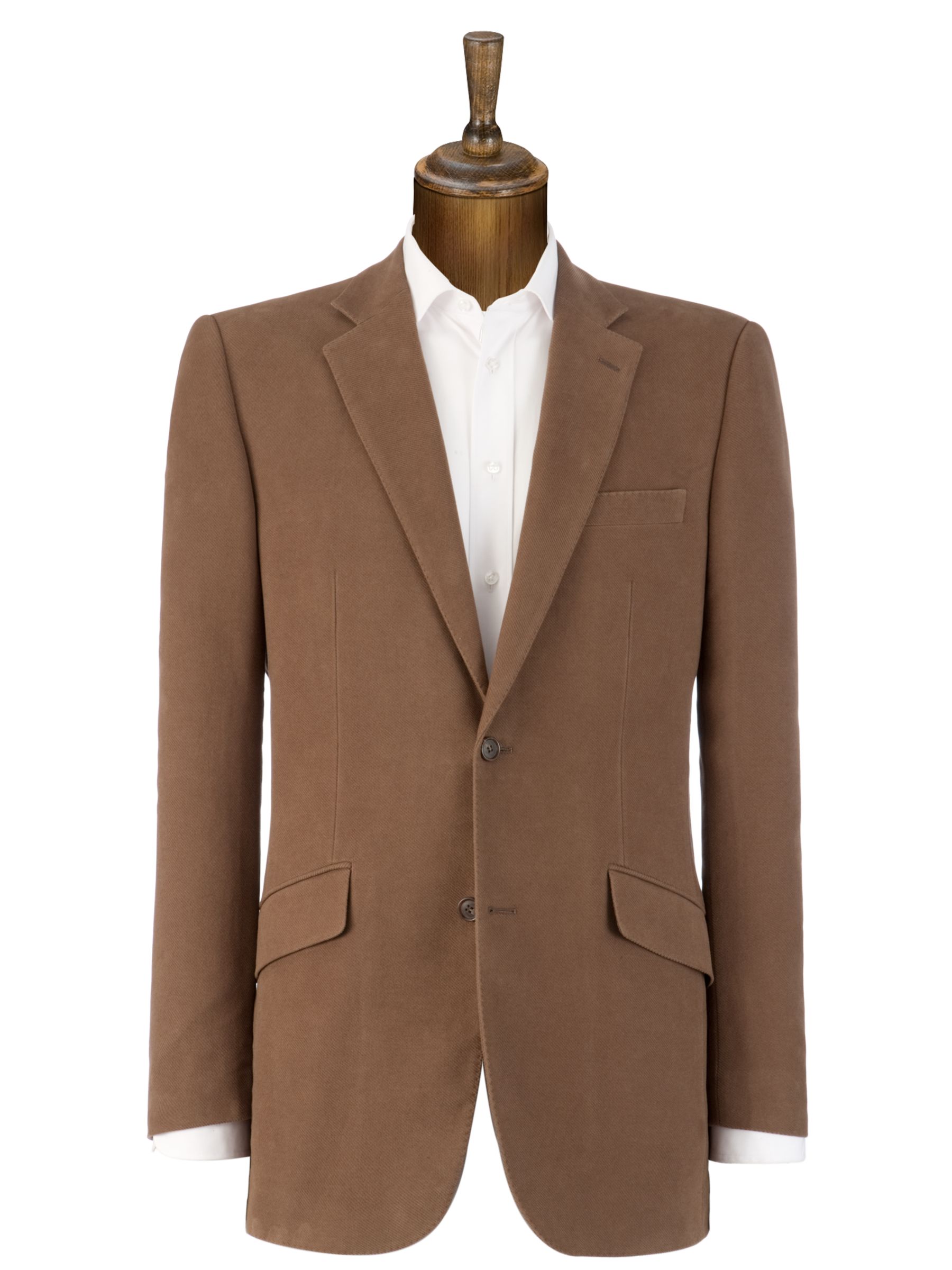 John Lewis Men Brushed Moleskin Suit Jacket, Natural at John Lewis