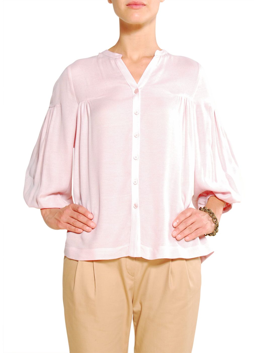 MT-Rebeca Blouse, Pale Pink