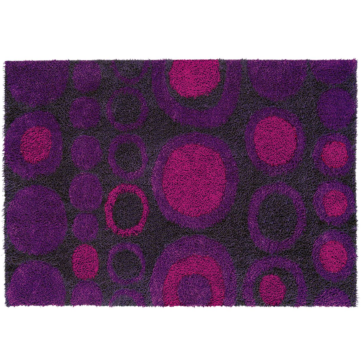 Gravel Dots Rug, Magenta at JohnLewis