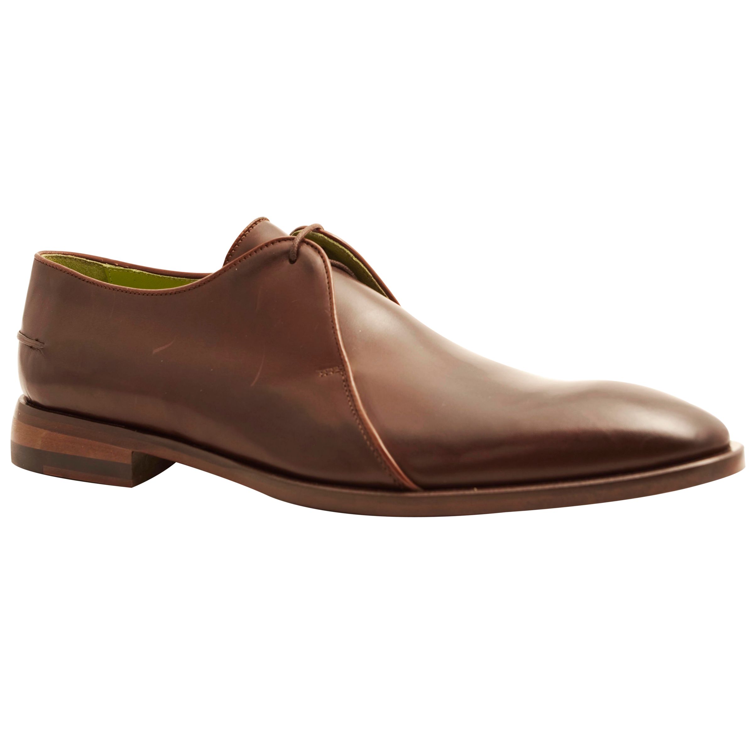 Oliver Sweeney Trissino Leather Derby Shoes, Tan at John Lewis