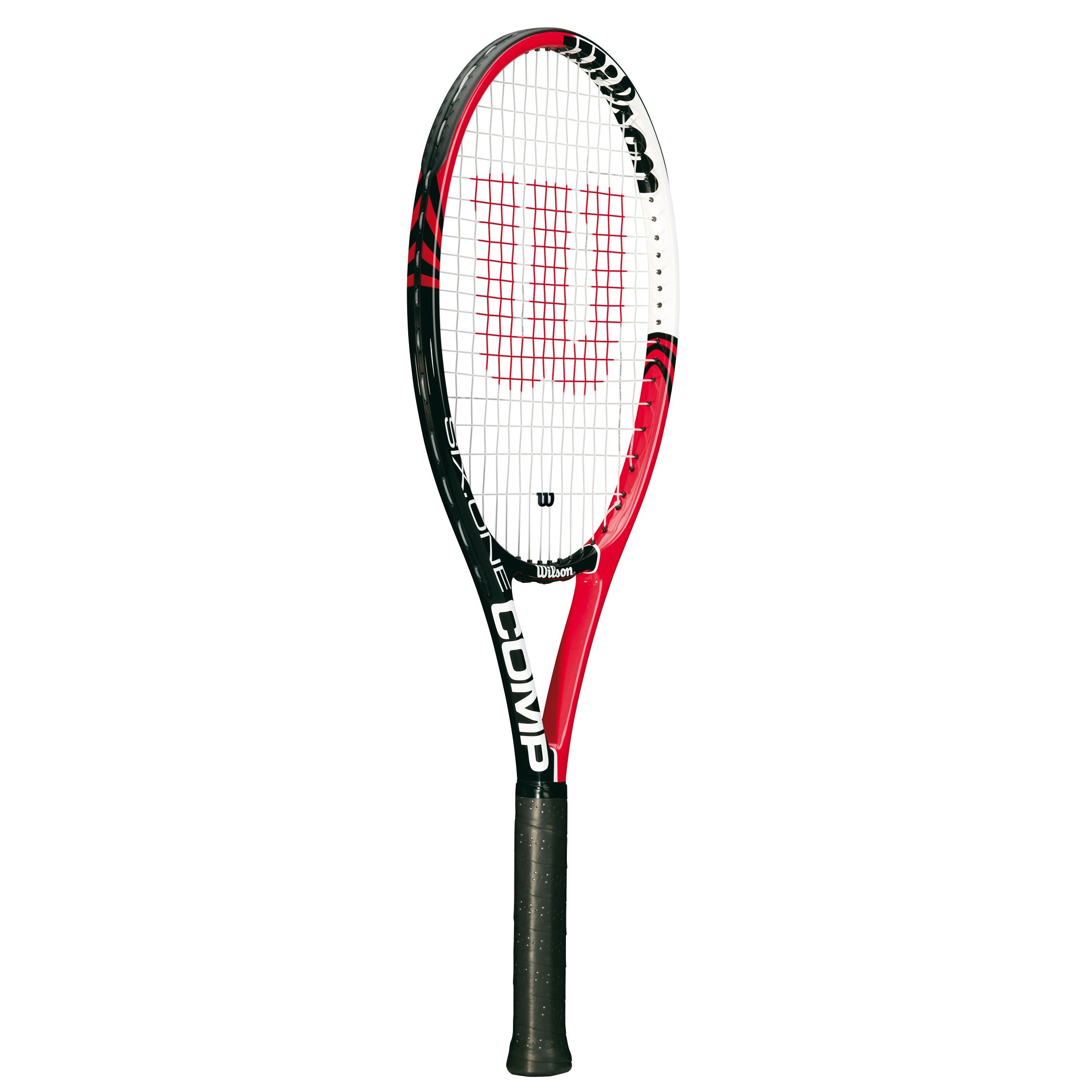 Wilson Six One Comp Tennis Racket, Red/Black