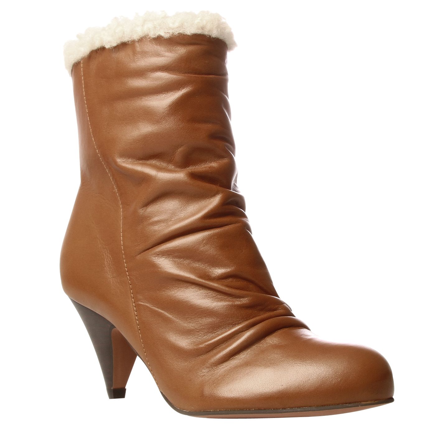 KG by Kurt Geiger Haiti Calf Boots, Tan, 6 at John Lewis