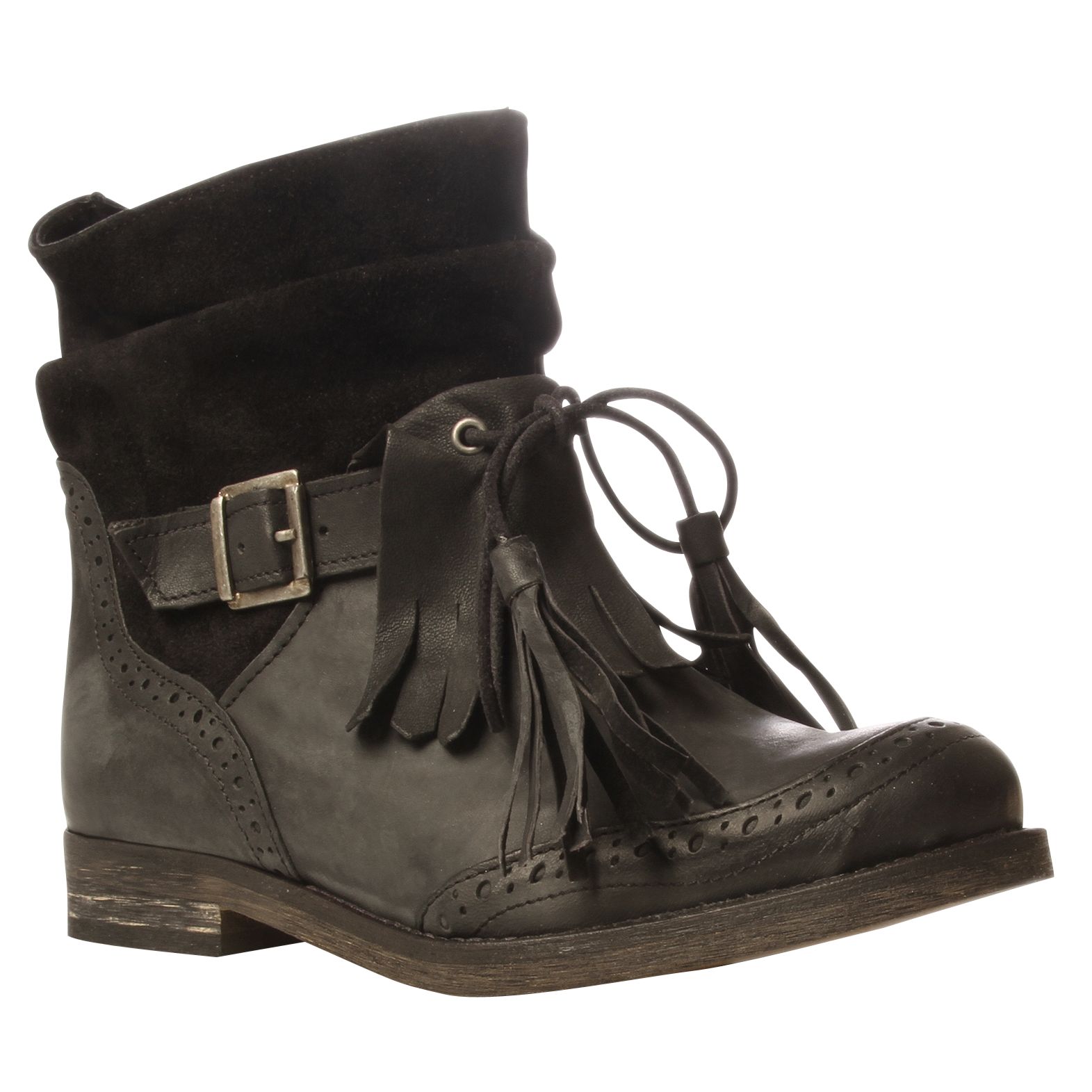 Carvela Sherlock Leather Ankle Boots, Black at John Lewis