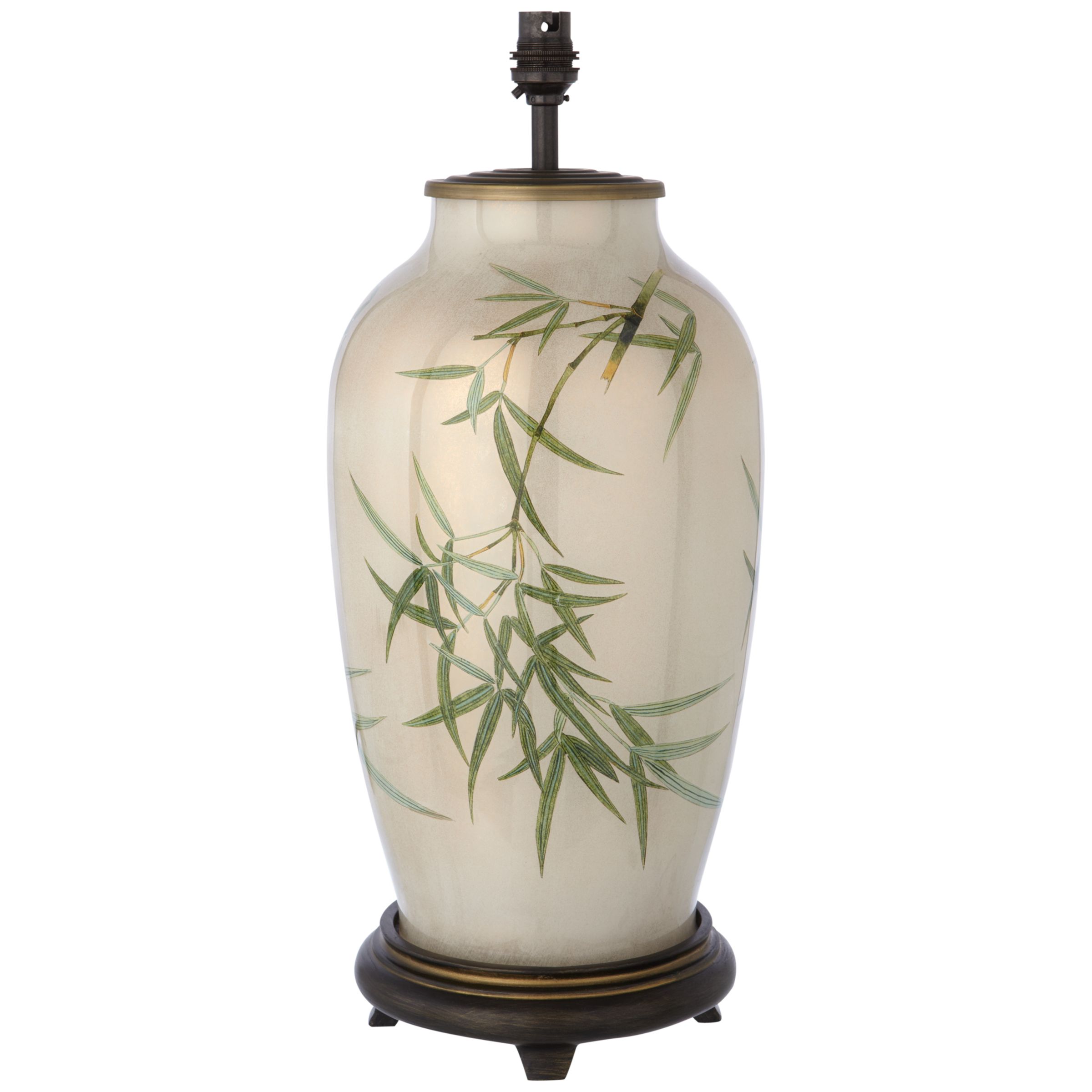 Jenny Worrall Bamboo Glass Lamp Base at John Lewis