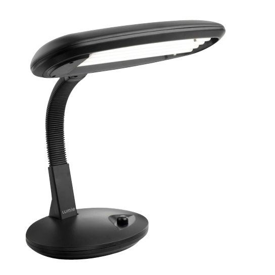 Lumie Desk Lamp, Black at John Lewis