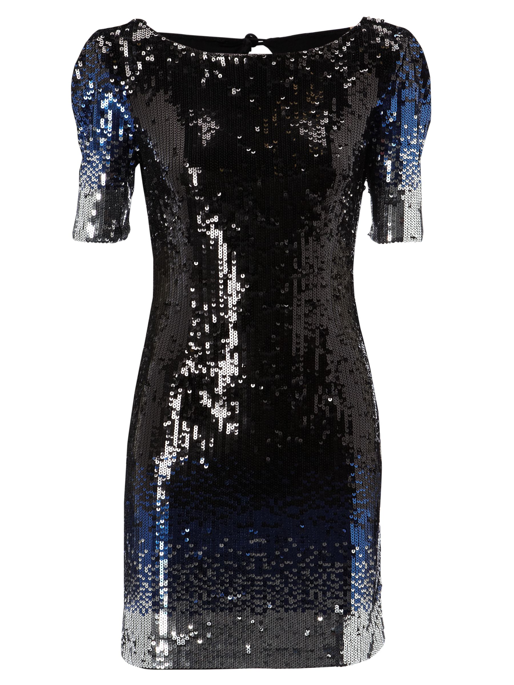 Hobbs Disco Dress, Pewter Multi at John Lewis