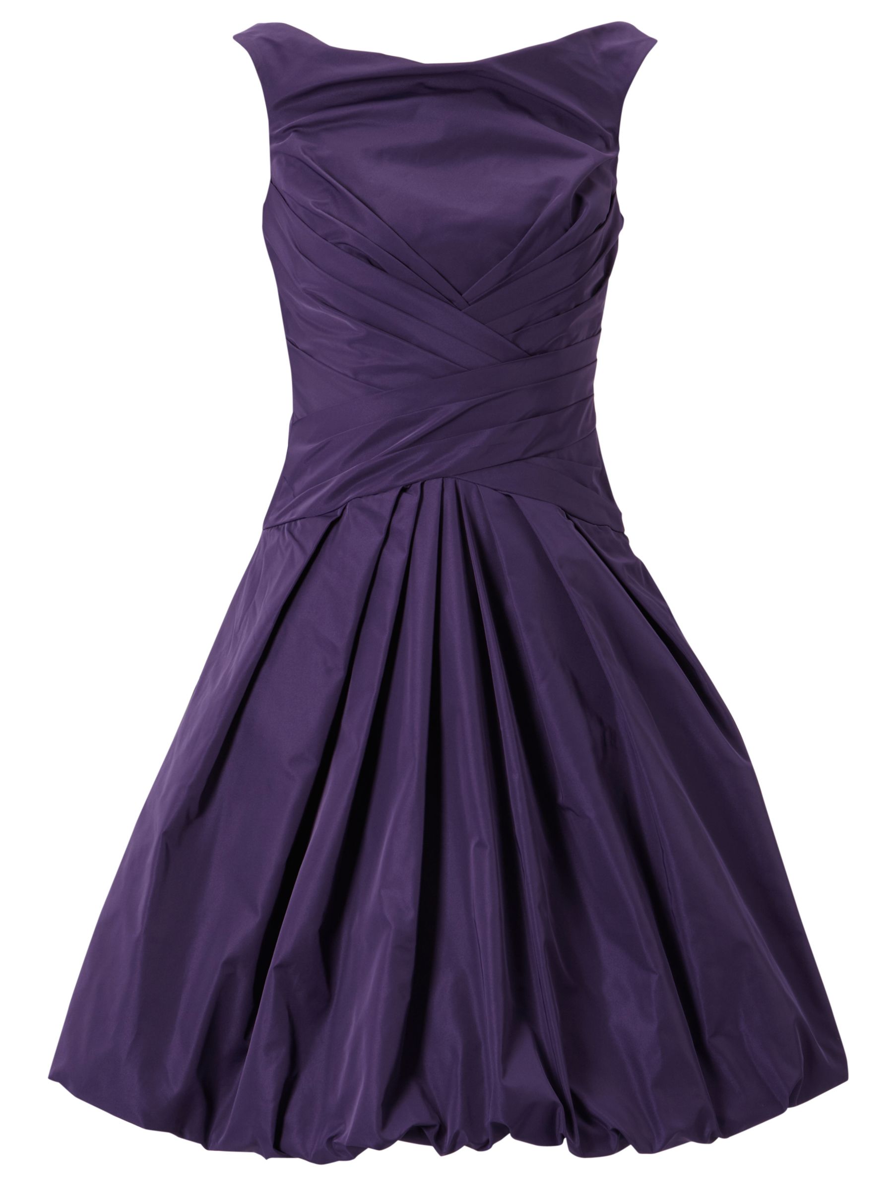 Hobbs Dulverton Dress, Dark Purple at JohnLewis