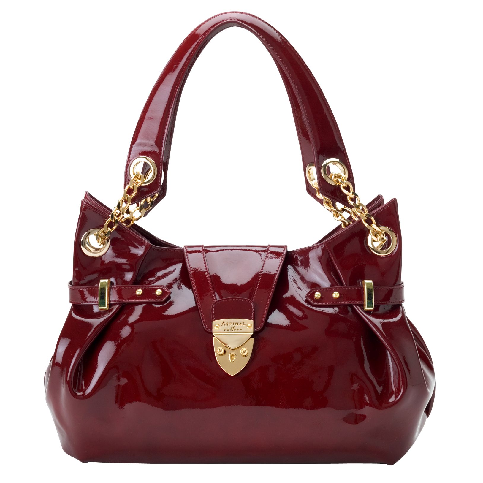 Aspinal Barbarella Handbag, Red at John Lewis