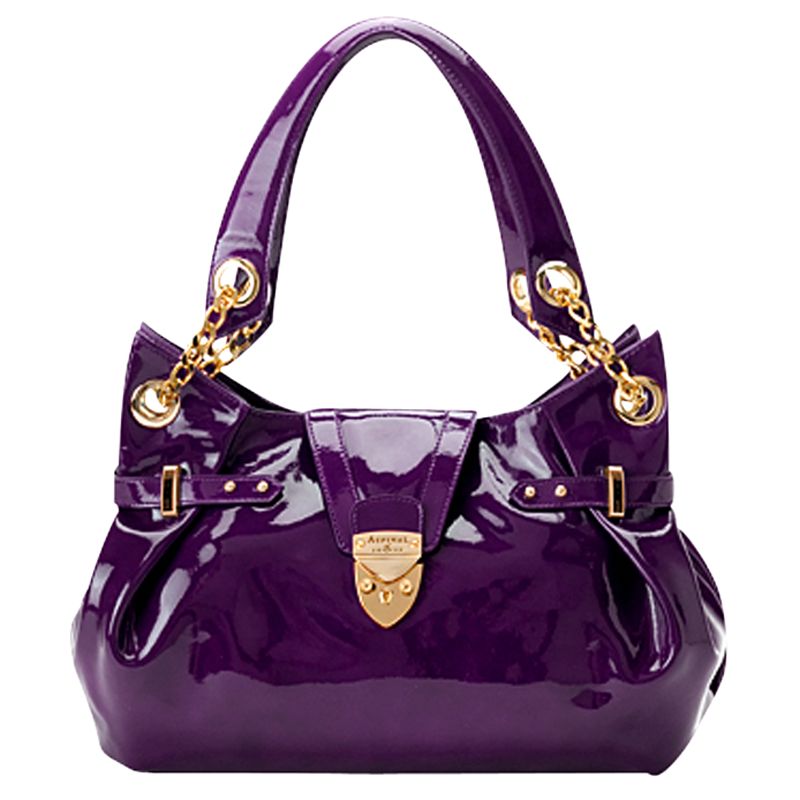 Aspinal Barbarella Handbag, Purple at John Lewis