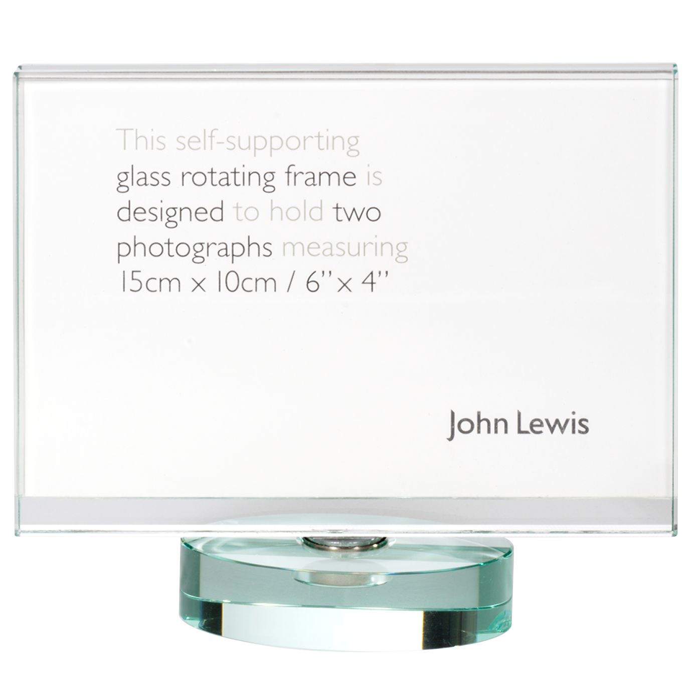 John Lewis Spinning Glass Photo Frames