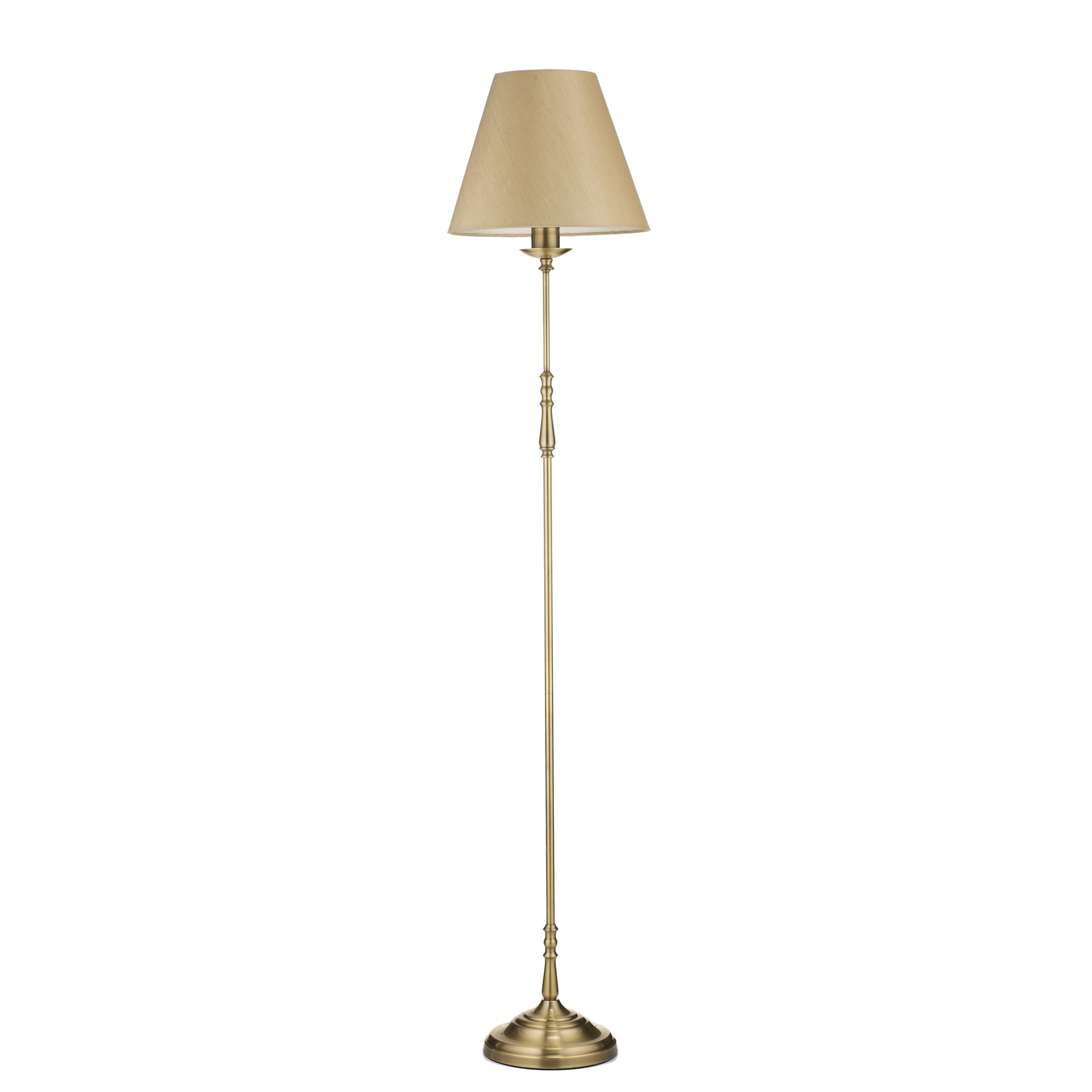 John Lewis Sloane Floor Lamp, Antique Brass