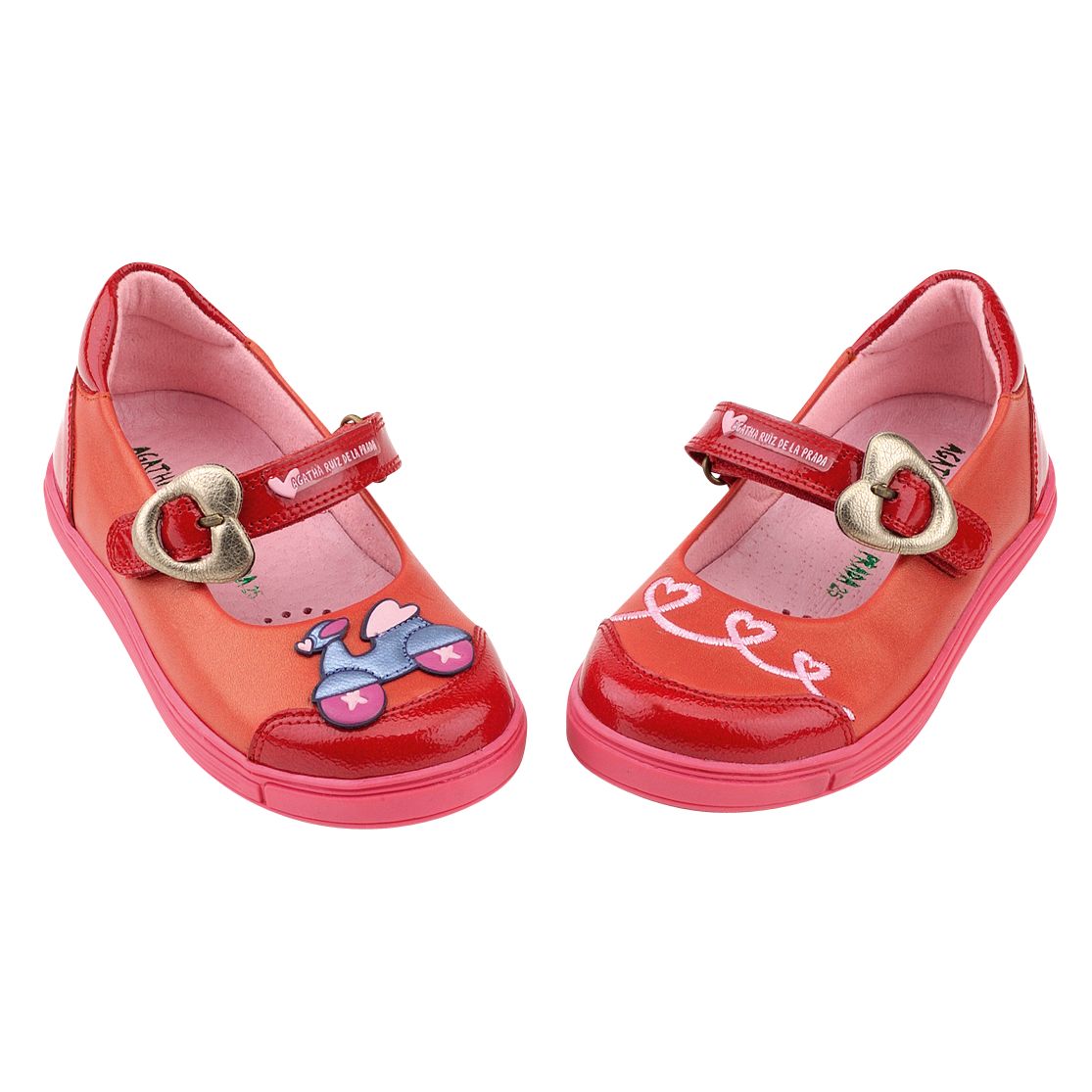 Agatha Ruiz de la Prada Scooter Shoes, Red