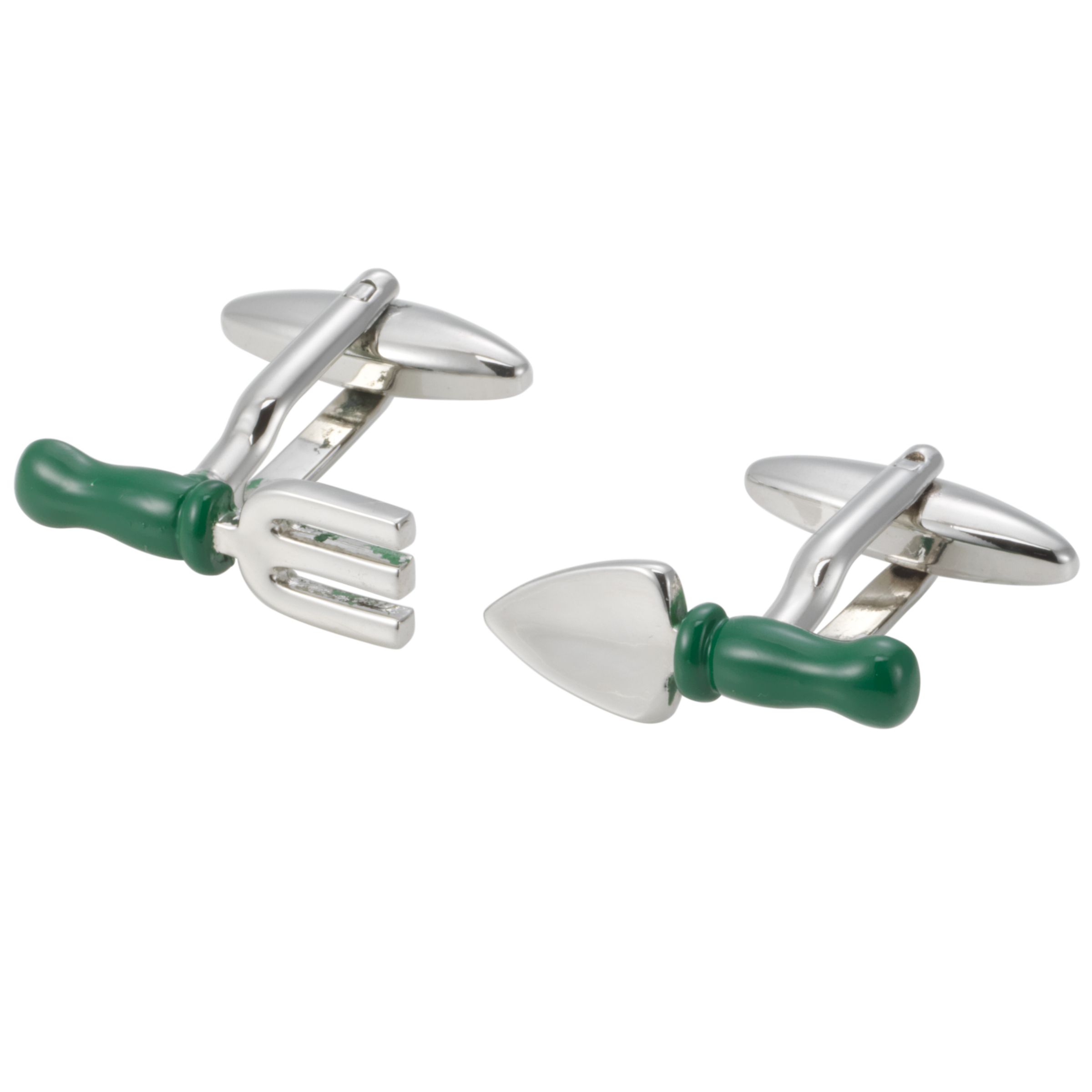 Gardening Cufflinks, Green