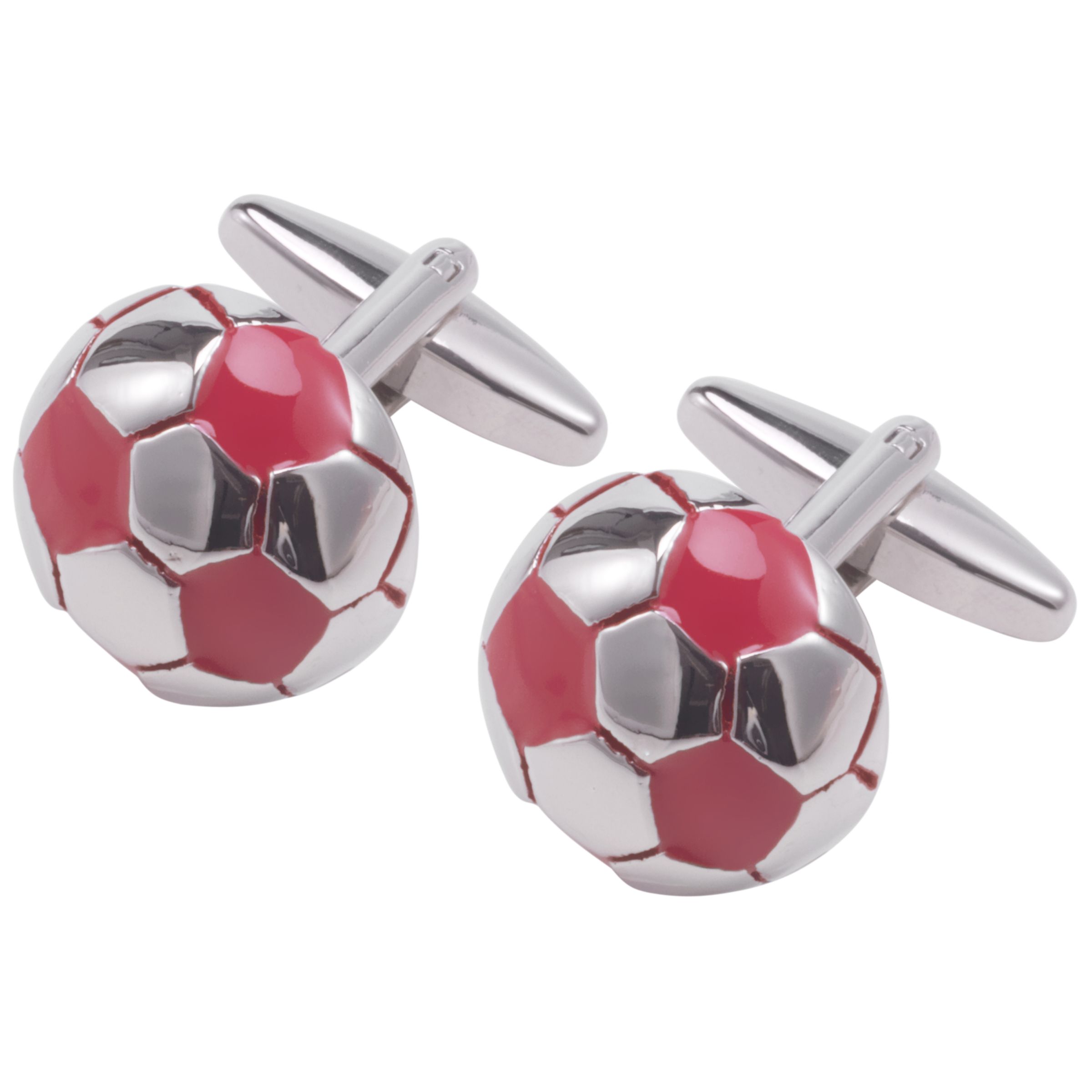 Silver Football Cufflinks,