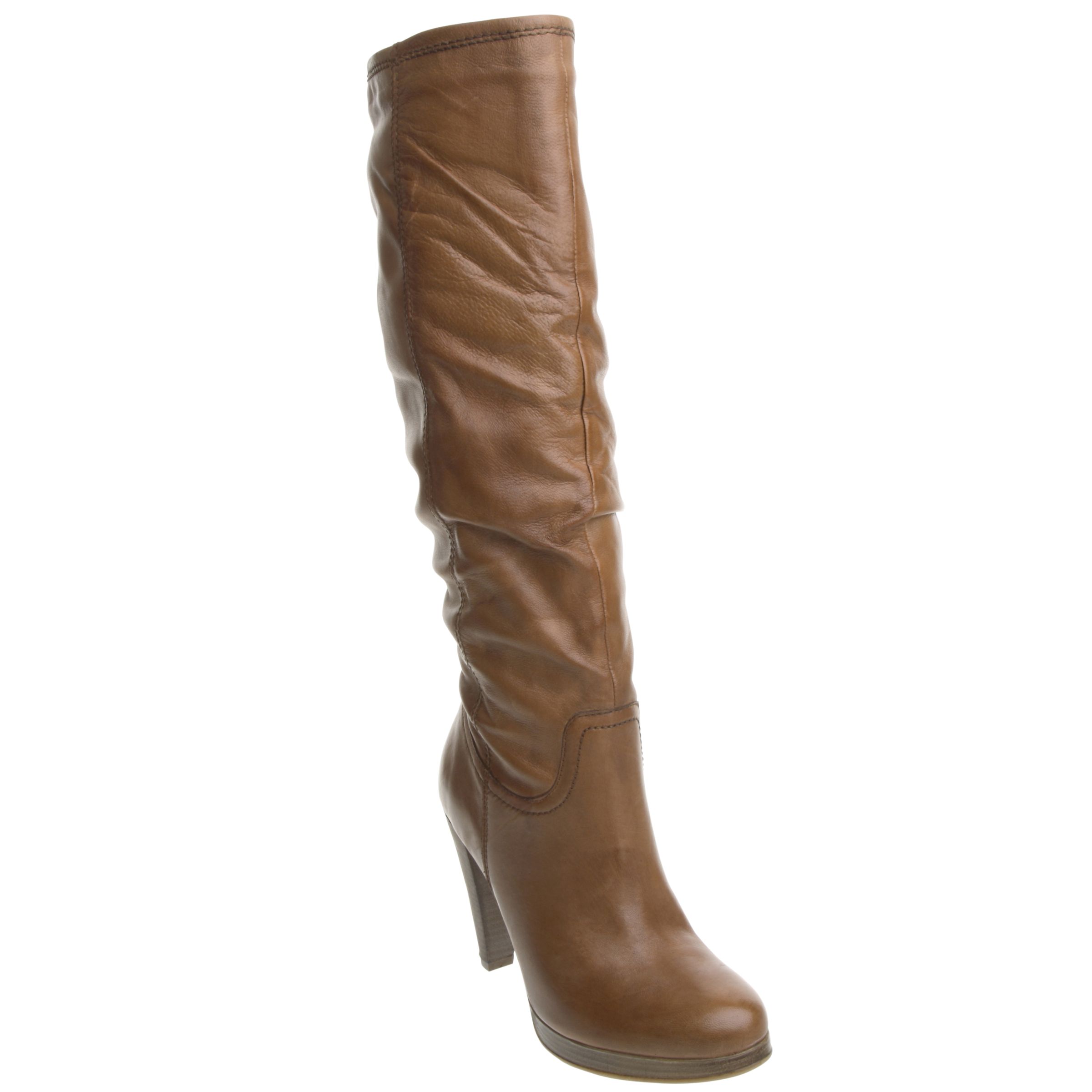 Dune Peyton Slouch Knee High Boots, Tan at John Lewis