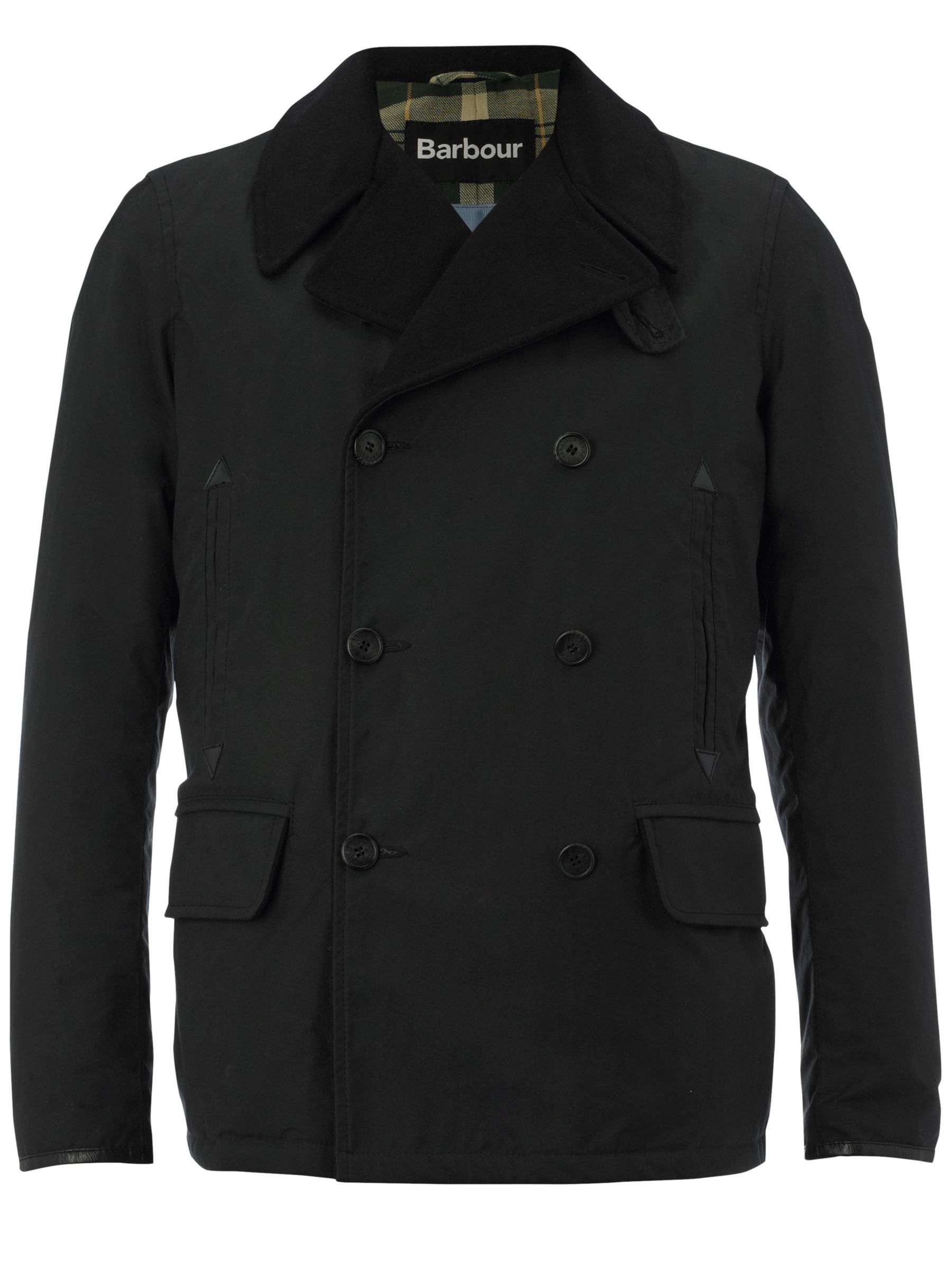 Joe Casely-Hayford for John Lewis Charon Wax Pea Coat, Navy at John Lewis