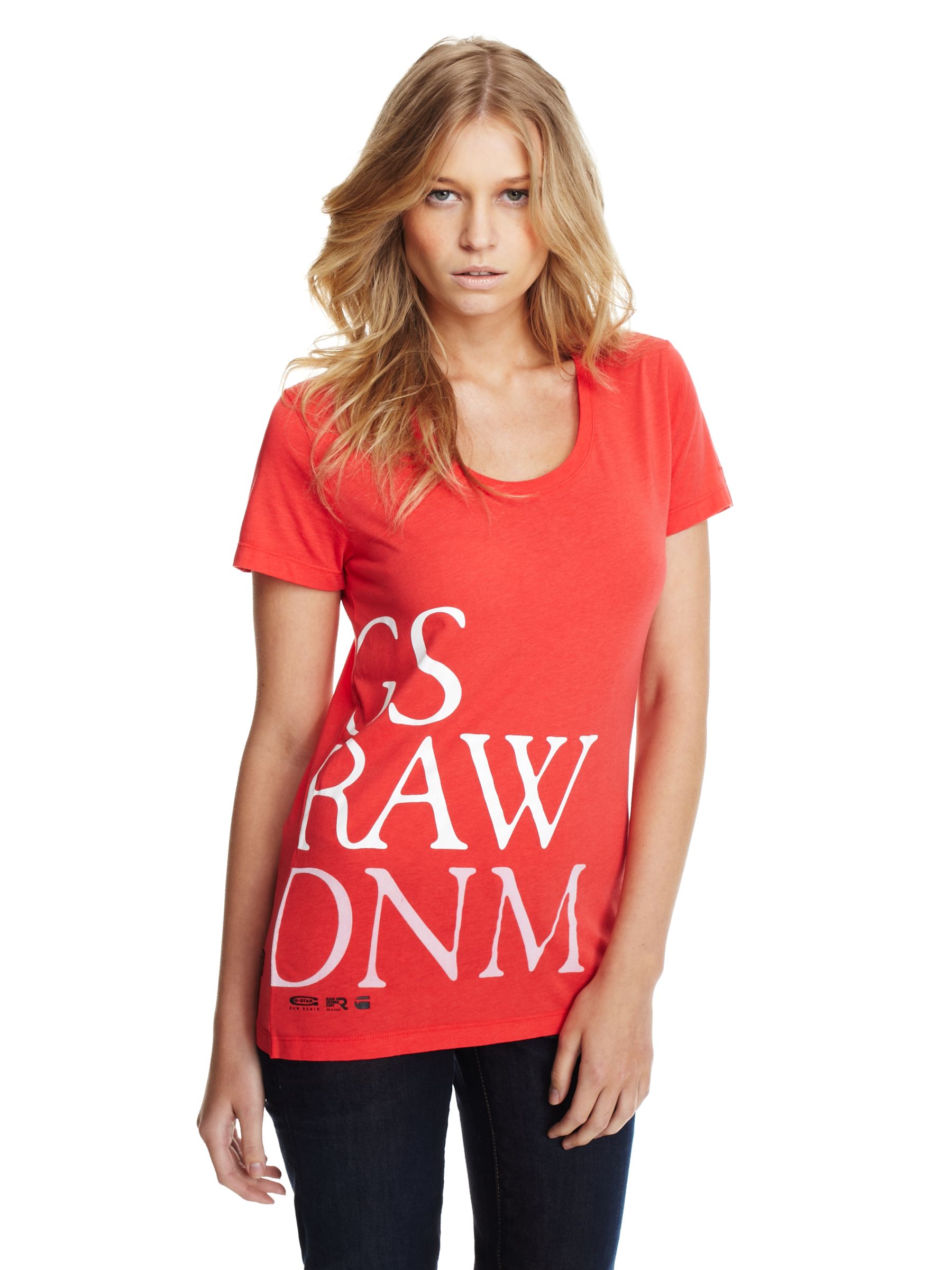 G-Star Raw Ebony Short Sleeve T-Shirt, Lobster