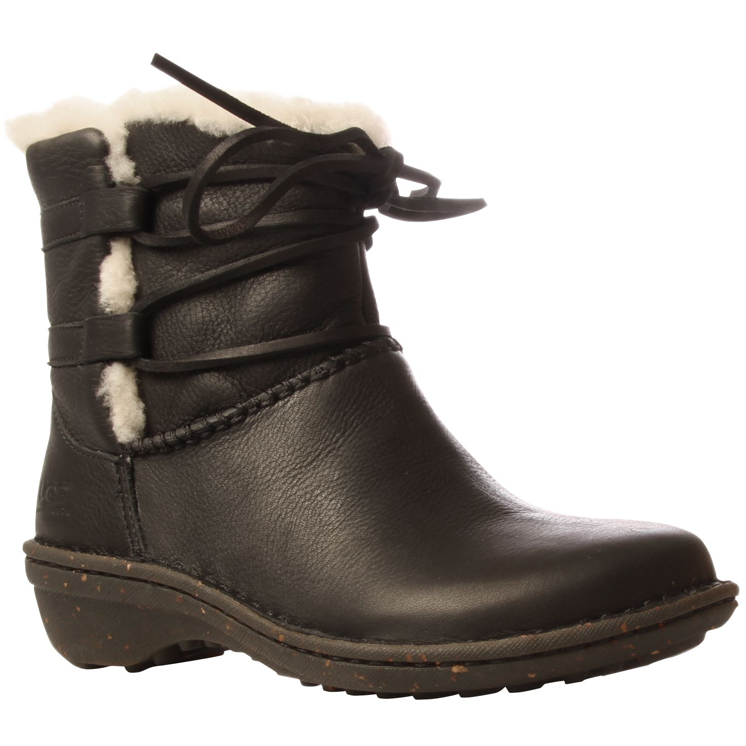 Ugg Caspia Ankle Boots, Black at John Lewis