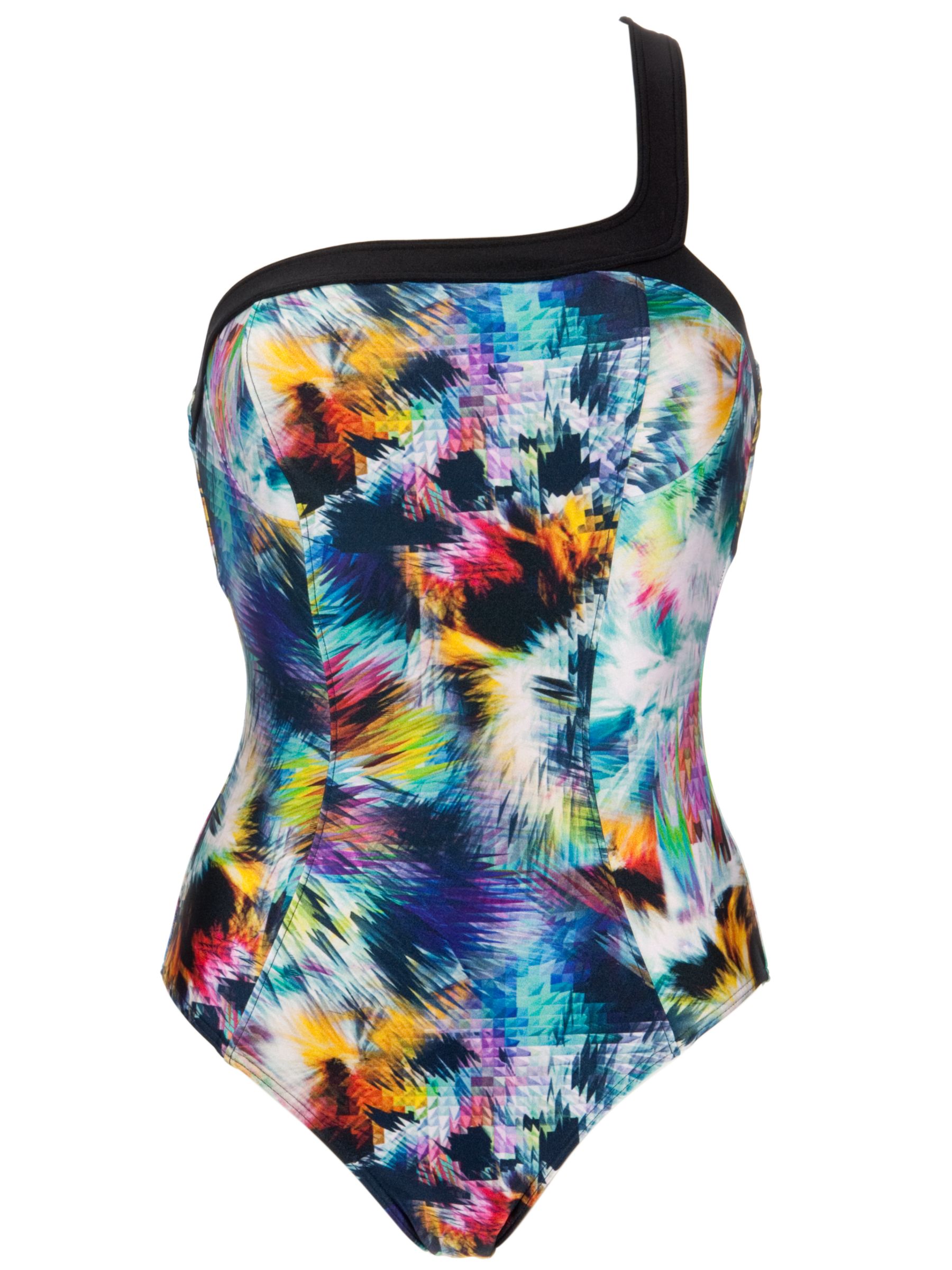 Shattered Crystal Asymmetric Swimsuit,