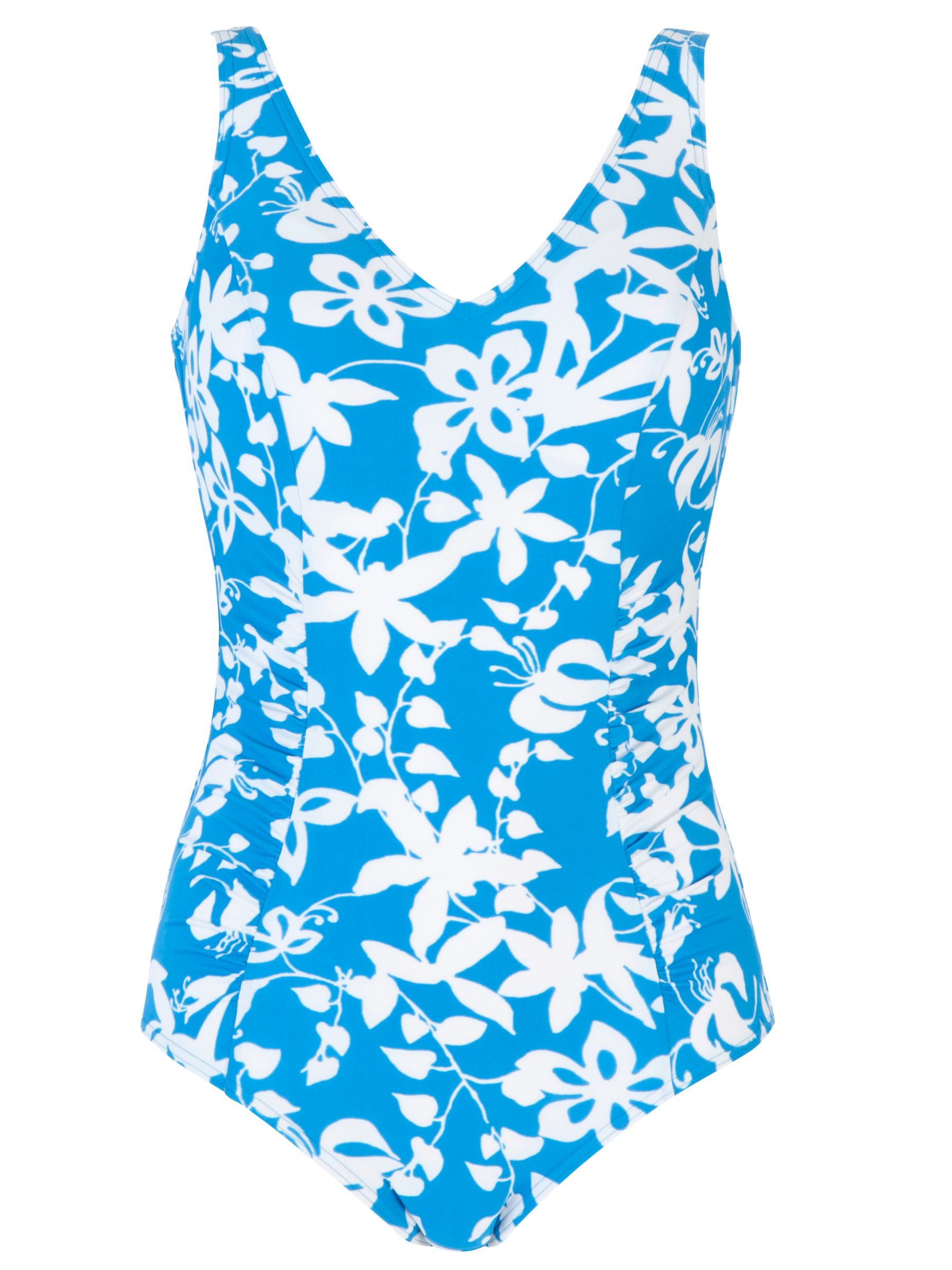 Side Ruched Control Swimsuit,