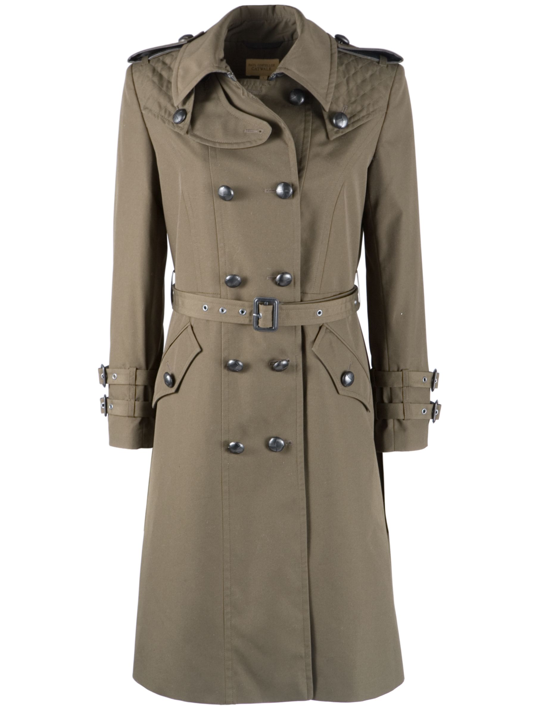 Paul Costelloe Special Edition Raincoat, Moss at John Lewis