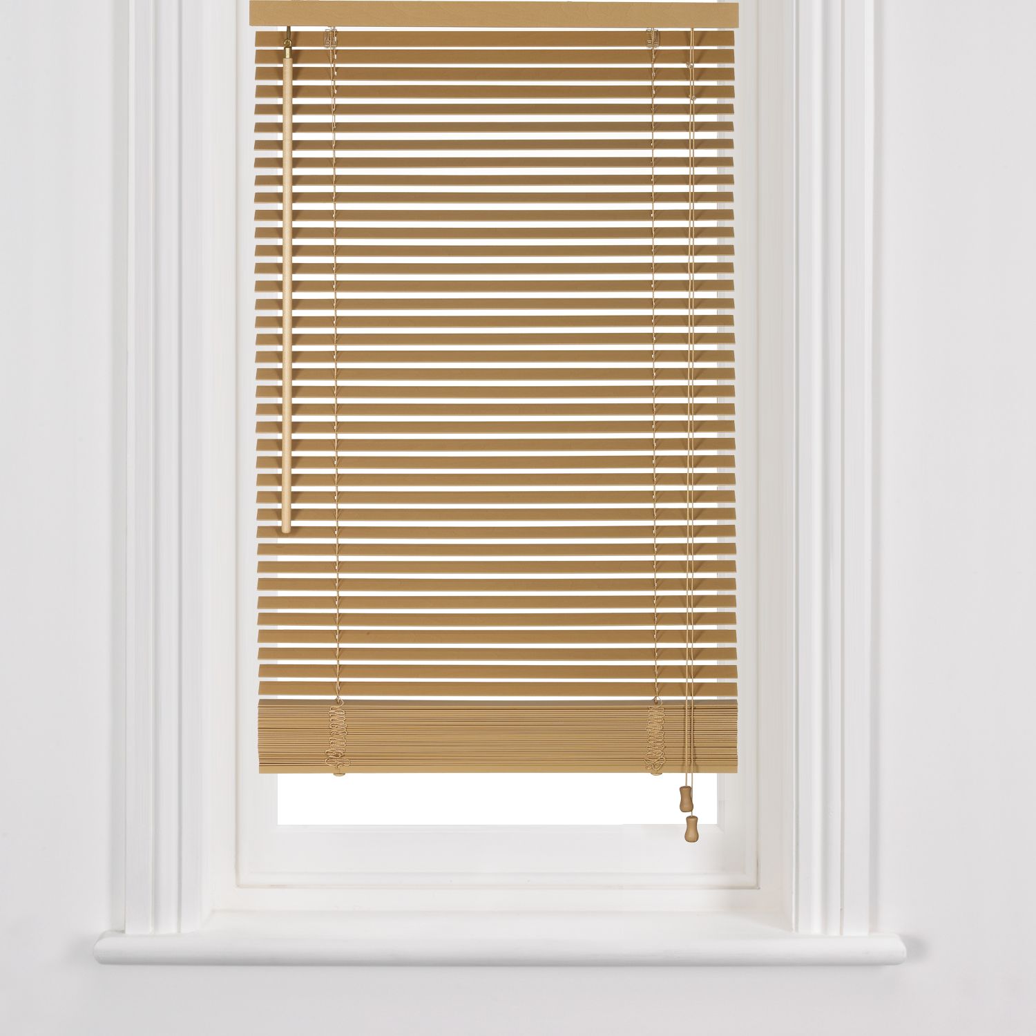 Wood Venetian Blind, 25mm, Natural