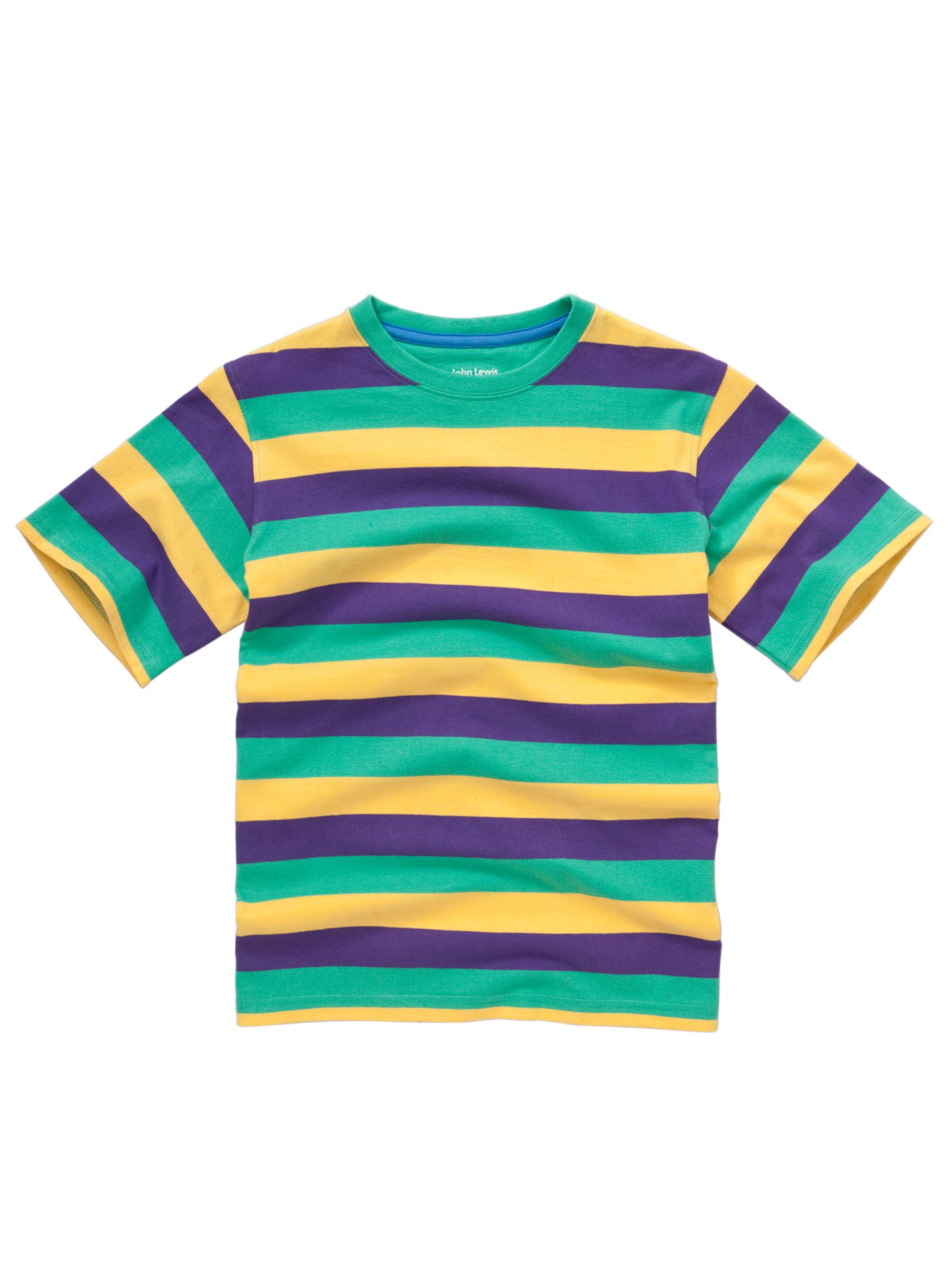 Block Stripe T-Shirt, Purple