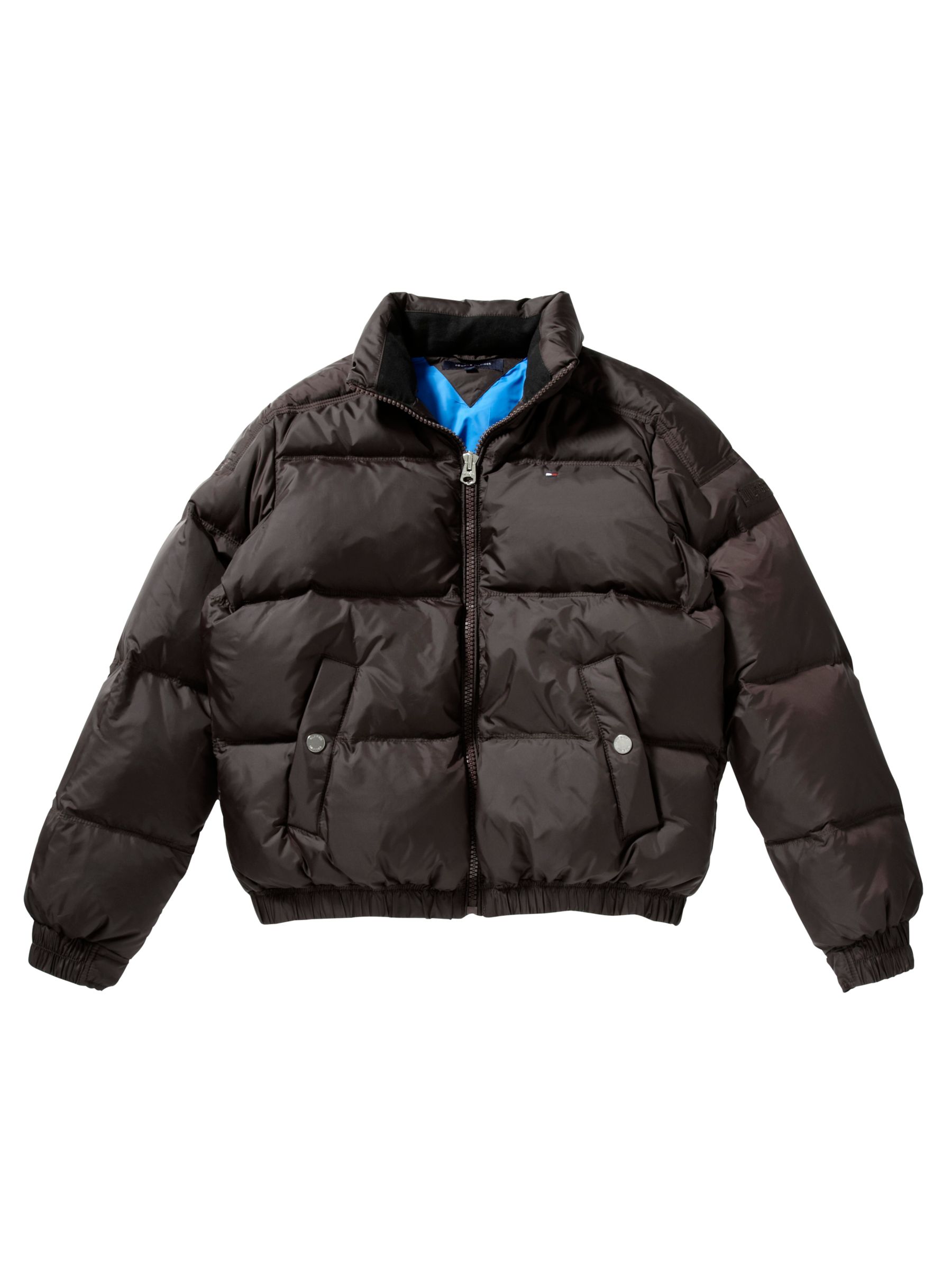 Tommy Hilfiger Hudson Bomber Jacket, Bucks Brown at John Lewis