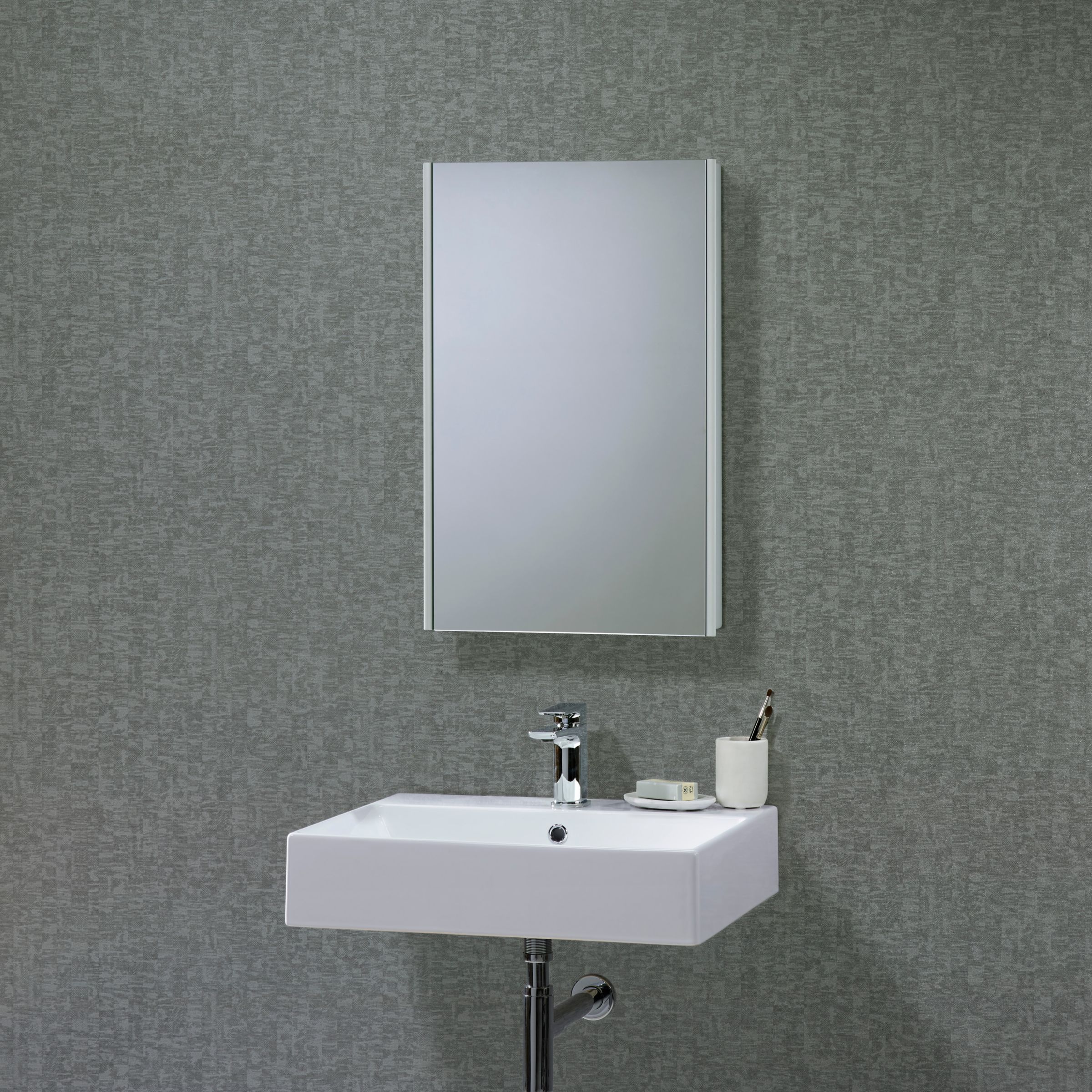 John Lewis Limit Slimline Single Door Bathroom Cabinet at John Lewis