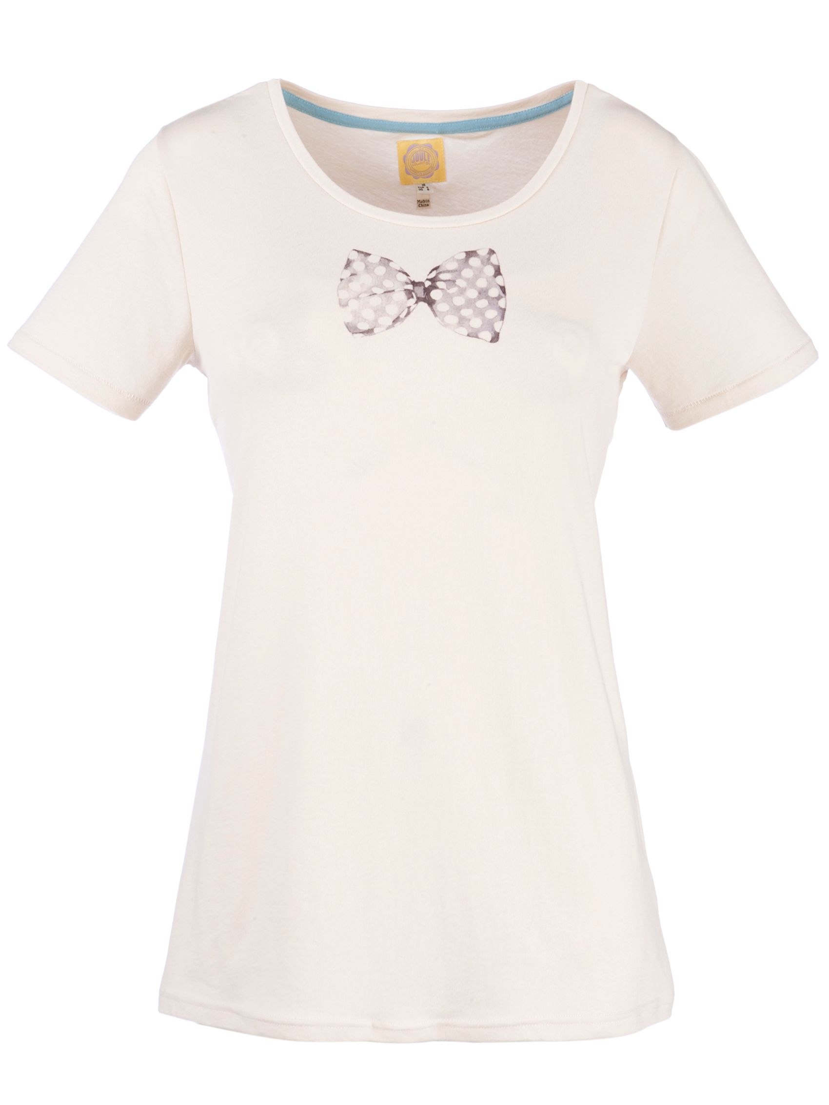 Anette Short Sleeve Bow Print T-Shirt,