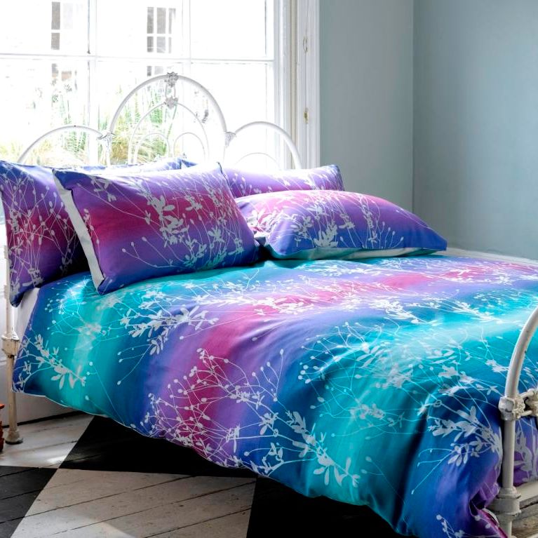 Burnett Duvet Cover, Ocean