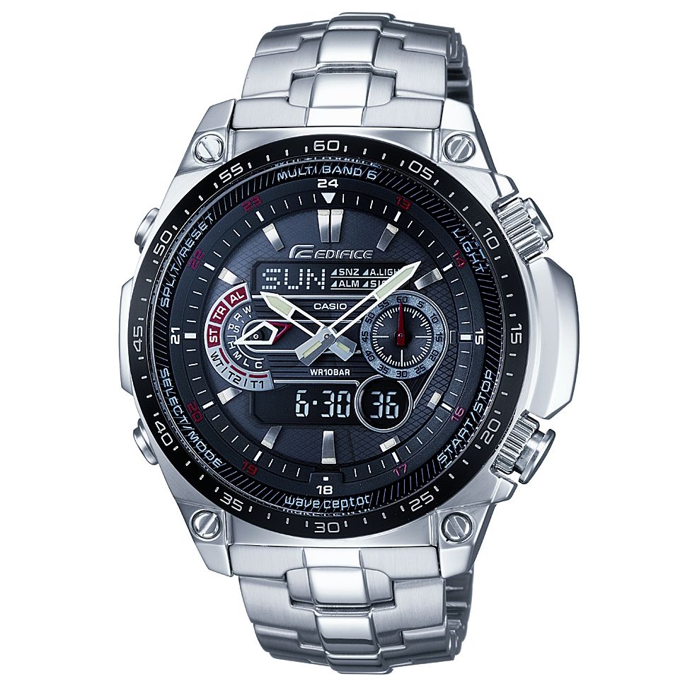 Casio EQW-M300EDB-1AER Edifice Wave Ceptor Chronograph Bracelet Watch