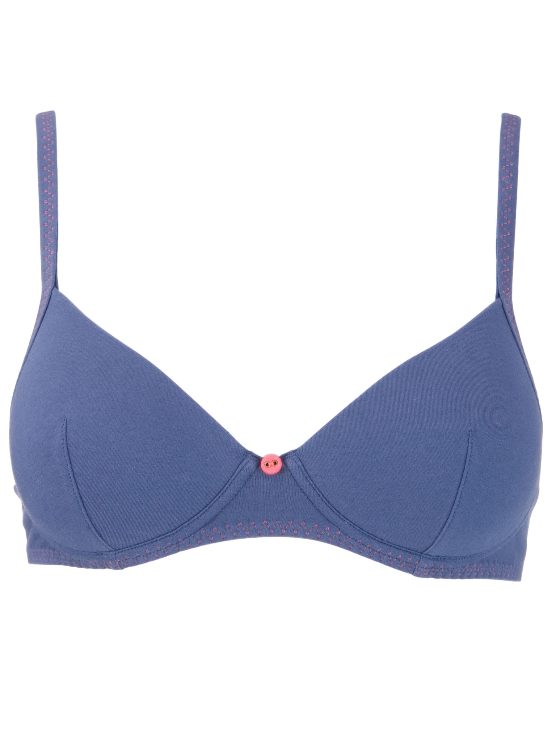John Lewis Frankie Teen Non Wired Padded Bra Indigo