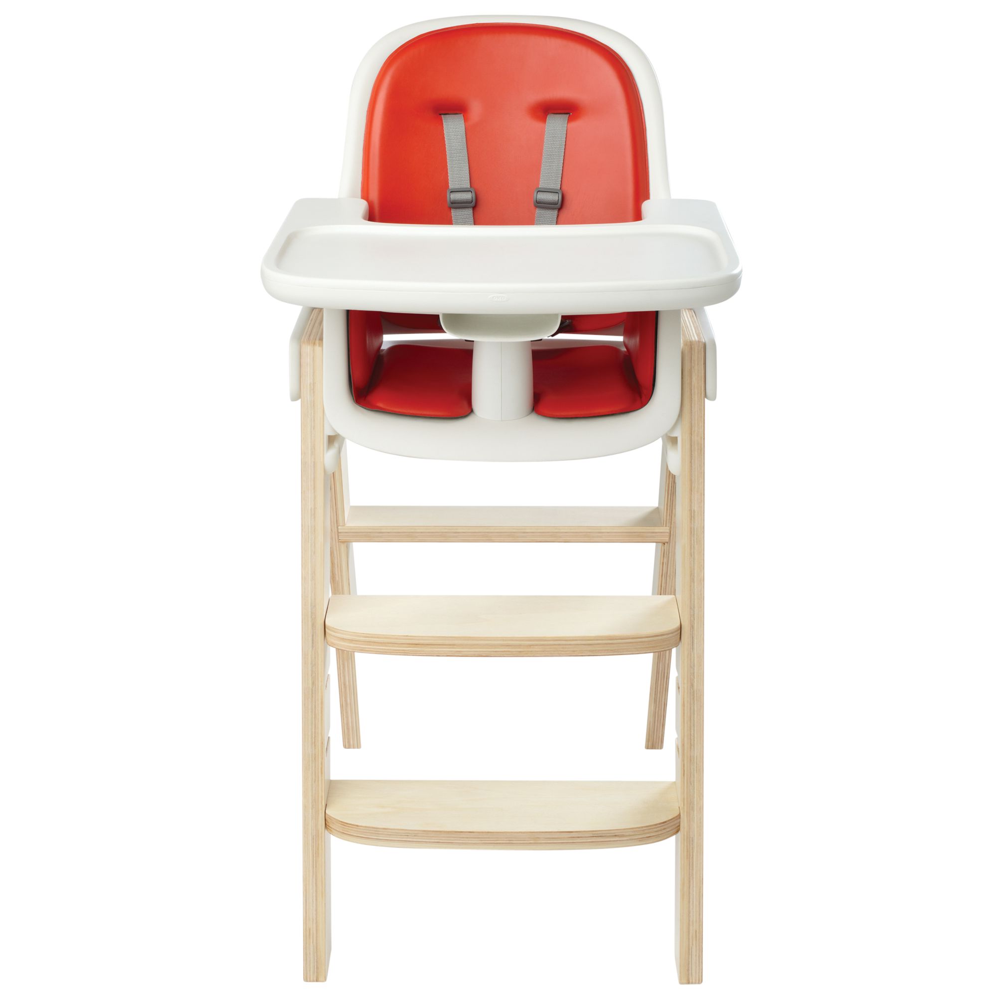 OXO Tot Sprout Highchair, Orange/Birch at John Lewis