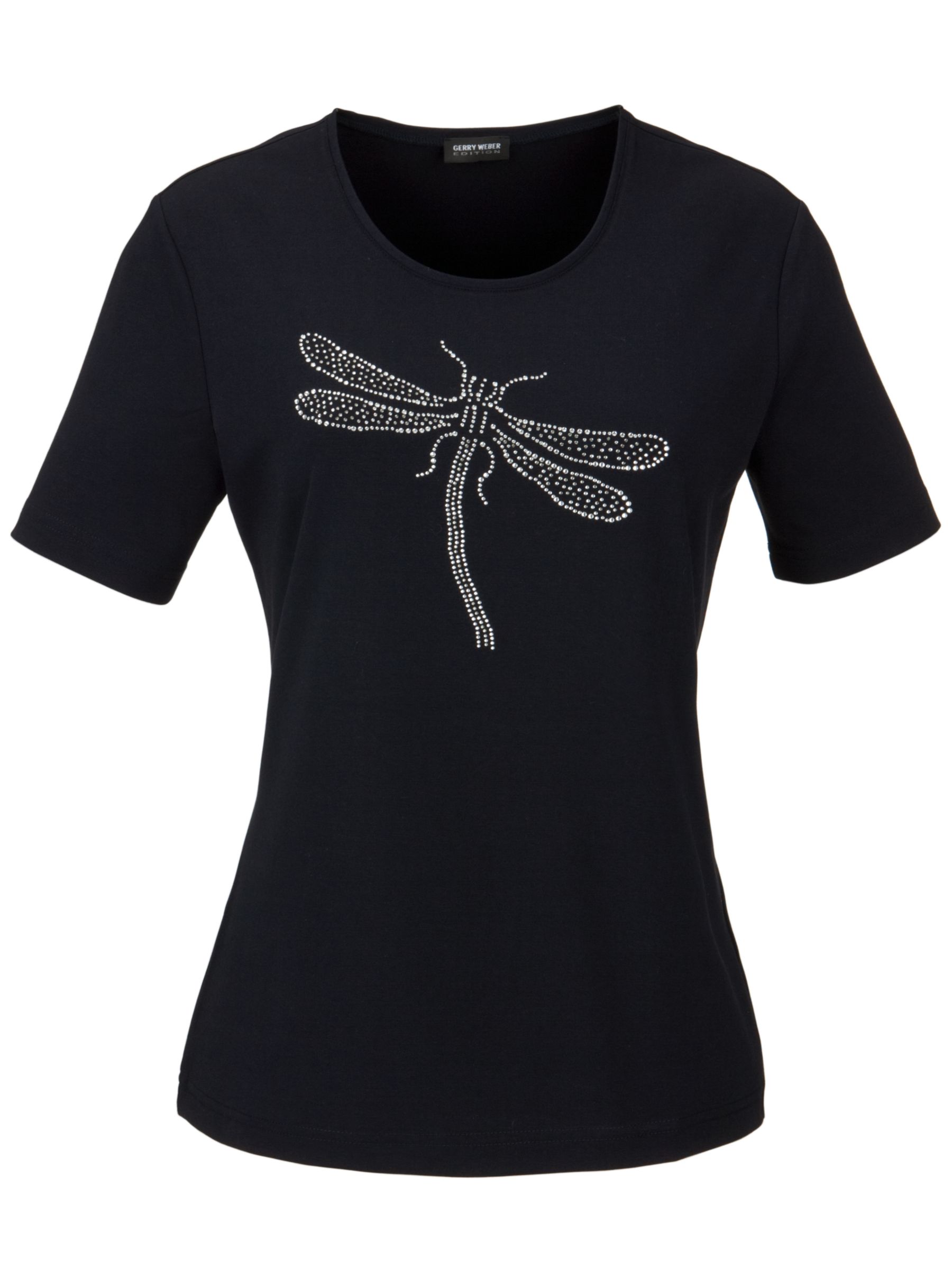 Gerry Weber Short Sleeve Dragonfly T-Shirt, Navy