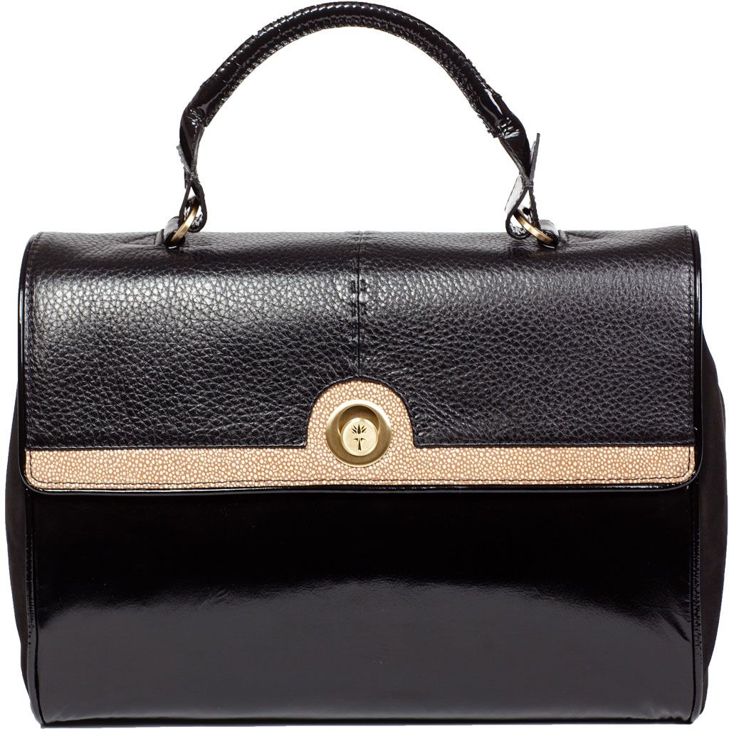 Loren Taylor Sophie Top Handle Bag, Black at John Lewis