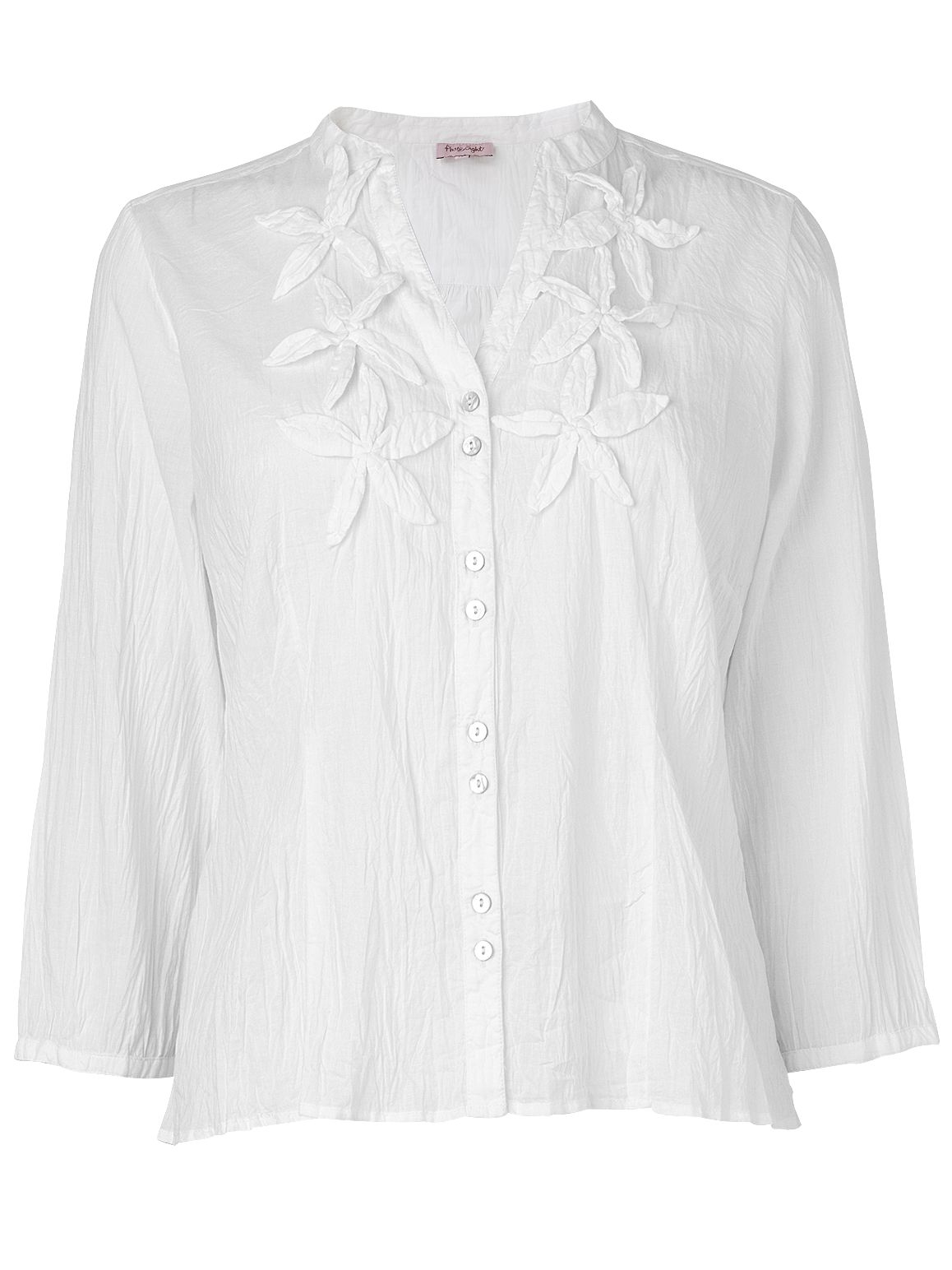 Phase Eight Applique Blouse, White