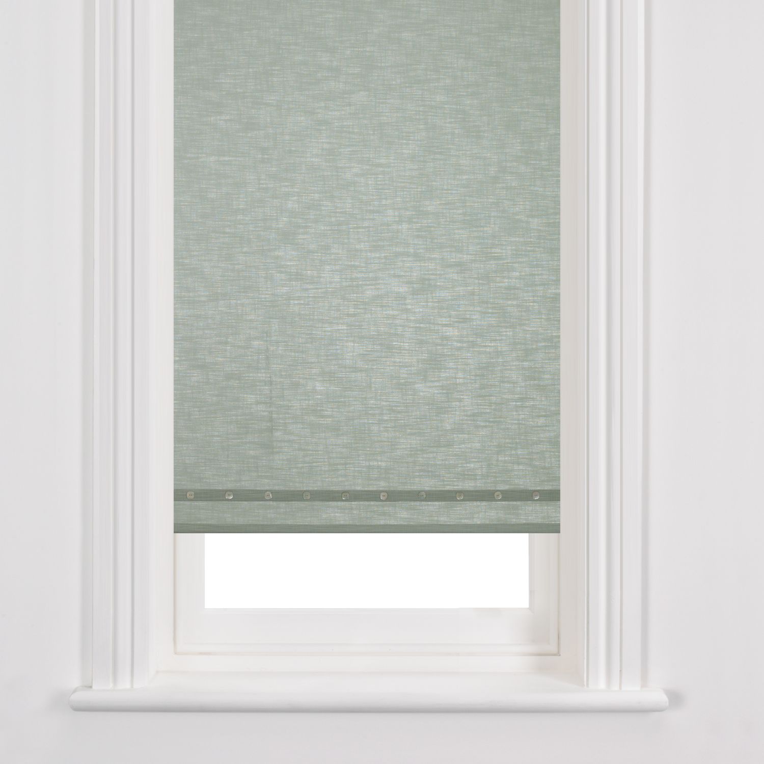 Brompton Roller Blinds, Duck Egg