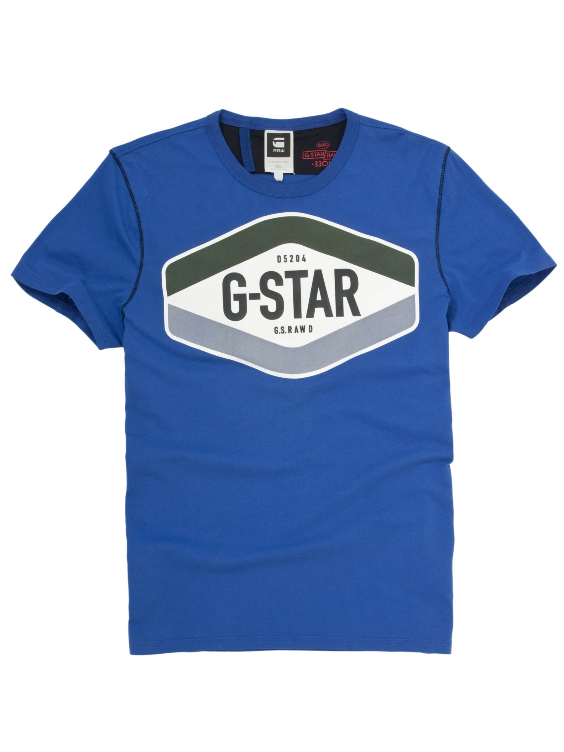G-Star Raw Dial Compact T-Shirt, Radar Blue