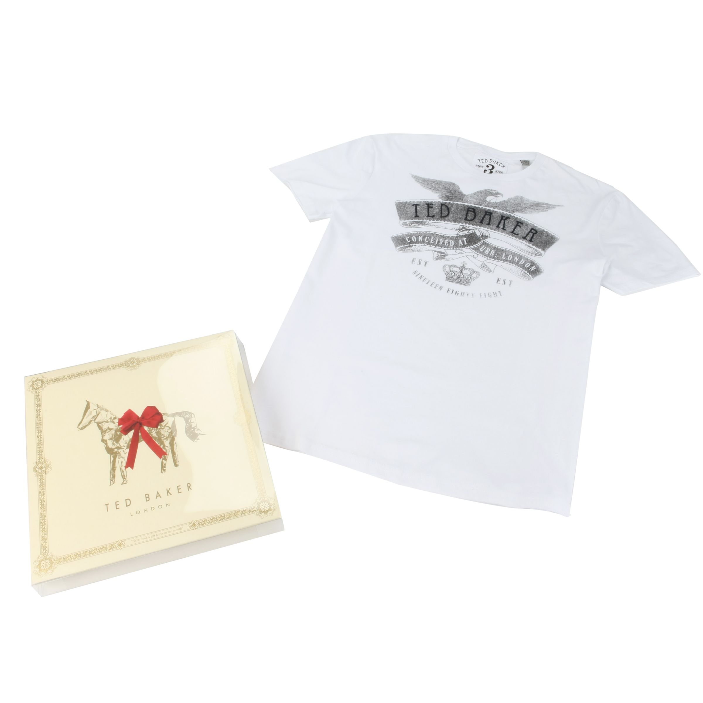 Ted Baker T-Shirt Gift Set, White